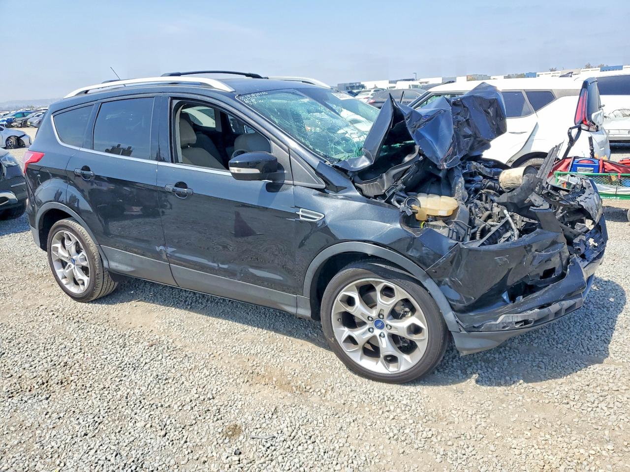 2014 Ford Escape Titanium Black vin: 1FMCU9J96EUA53333