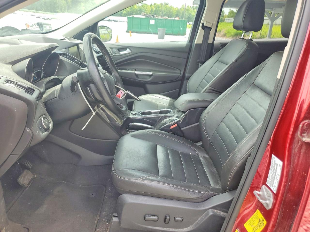 2014 Ford Escape Titanium Red vin: 1FMCU9J96EUA91287