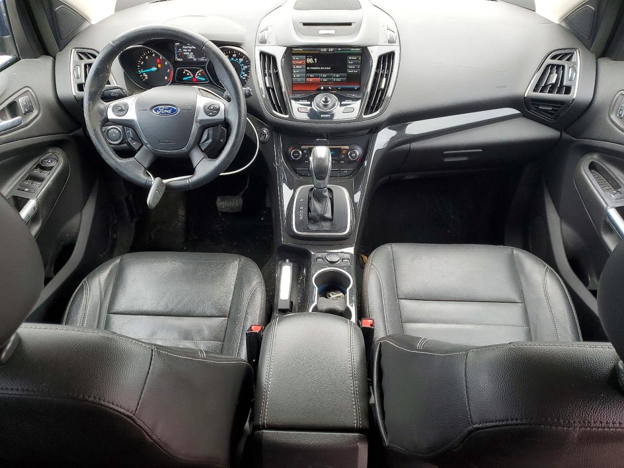 2014 Ford Escape Titanium Blue vin: 1FMCU9J96EUB43128