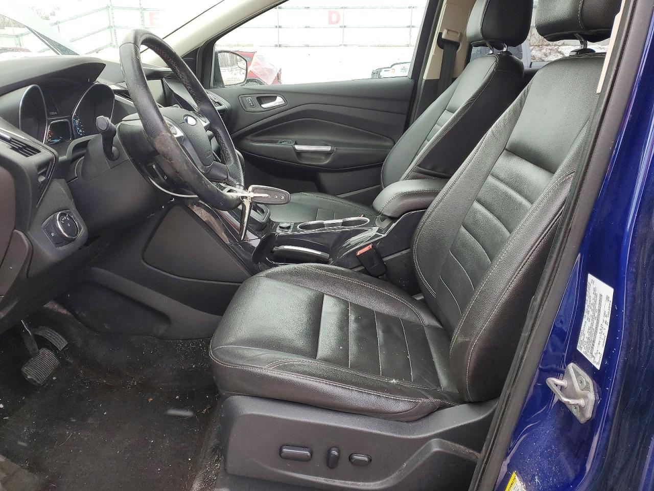 2014 Ford Escape Titanium Blue vin: 1FMCU9J96EUB43128