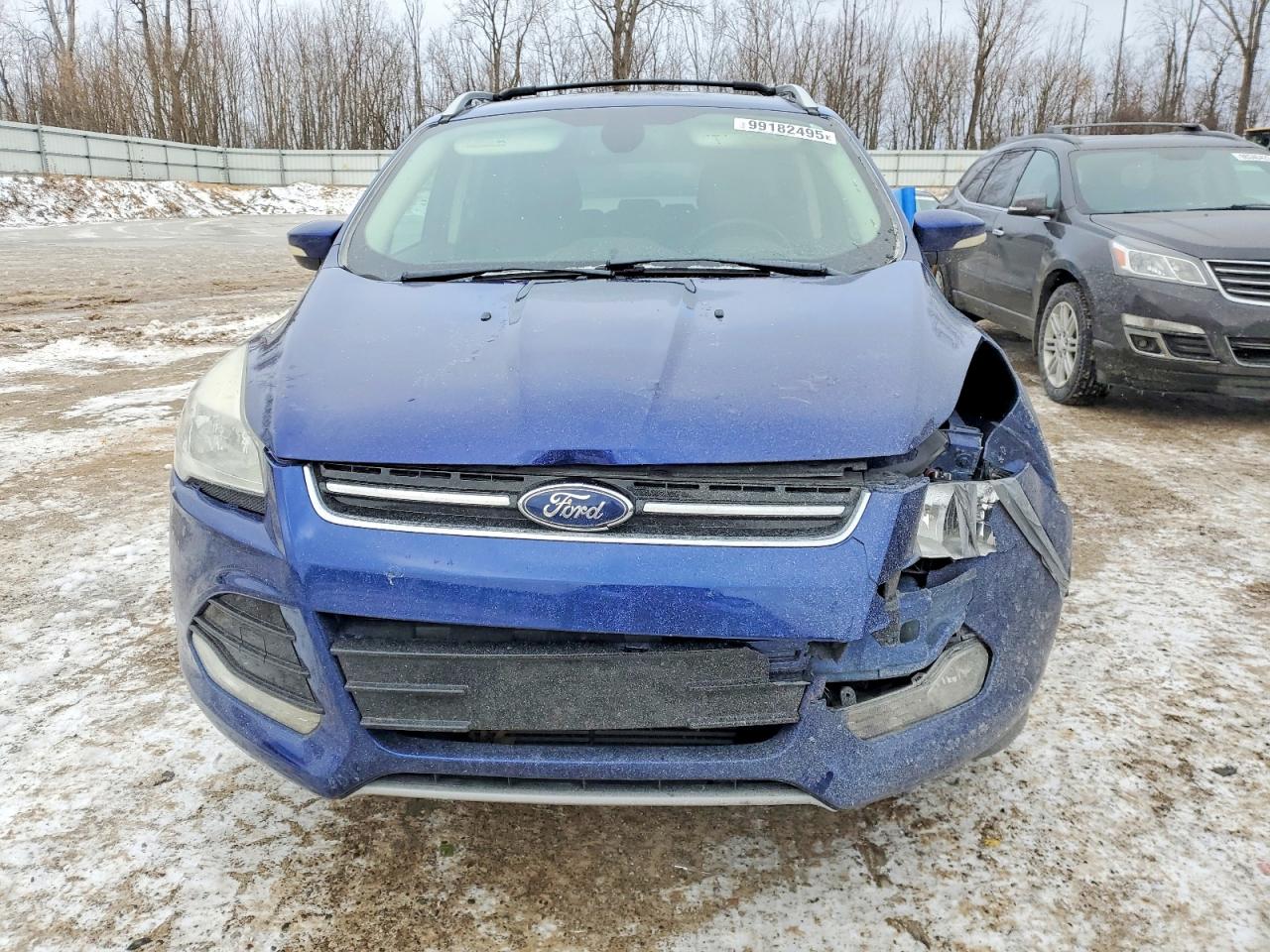 2014 Ford Escape Titanium Blue vin: 1FMCU9J96EUB43128