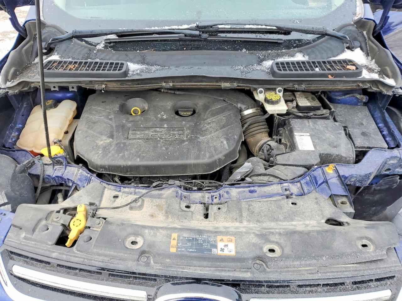 2014 Ford Escape Titanium Blue vin: 1FMCU9J96EUB43128
