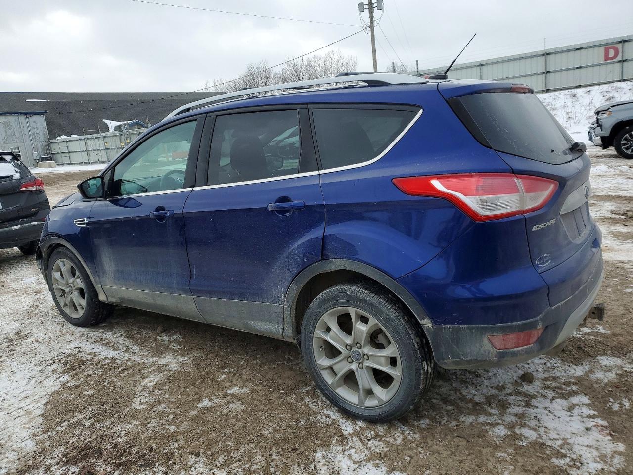 2014 Ford Escape Titanium Blue vin: 1FMCU9J96EUB43128