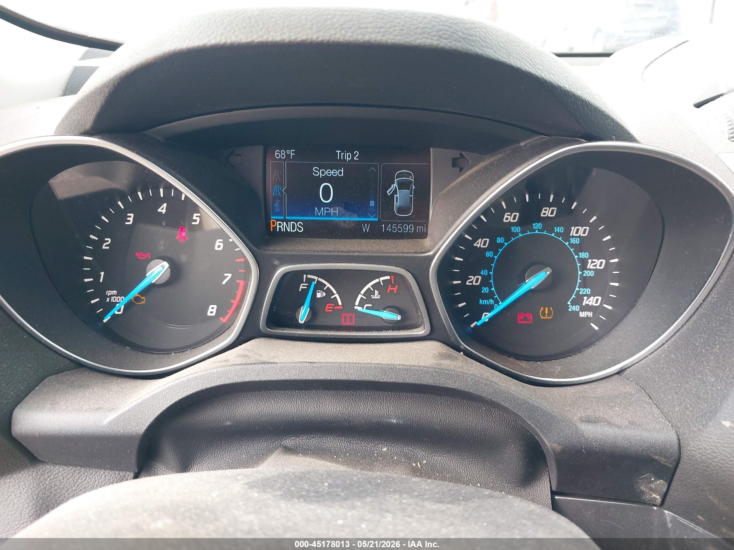 2014 Ford Escape Titanium White vin: 1FMCU9J96EUB99019