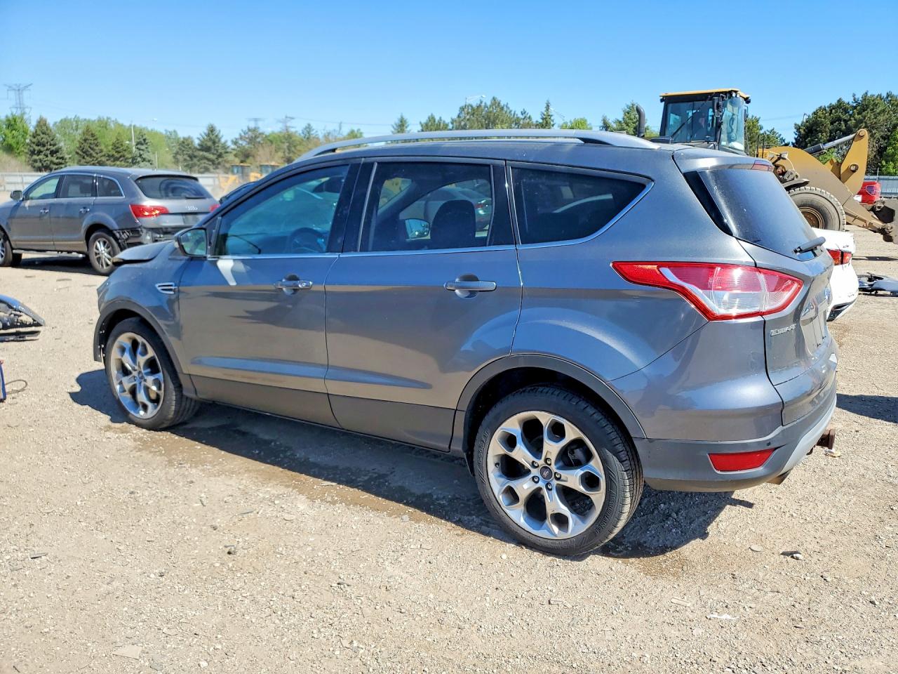 2014 Ford Escape Titanium Gray vin: 1FMCU9J96EUC98570