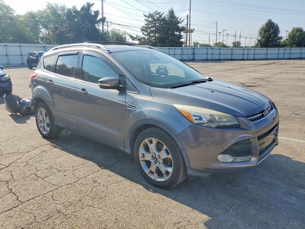 2014 Ford Escape Titanium Gray vin: 1FMCU9J96EUD21703