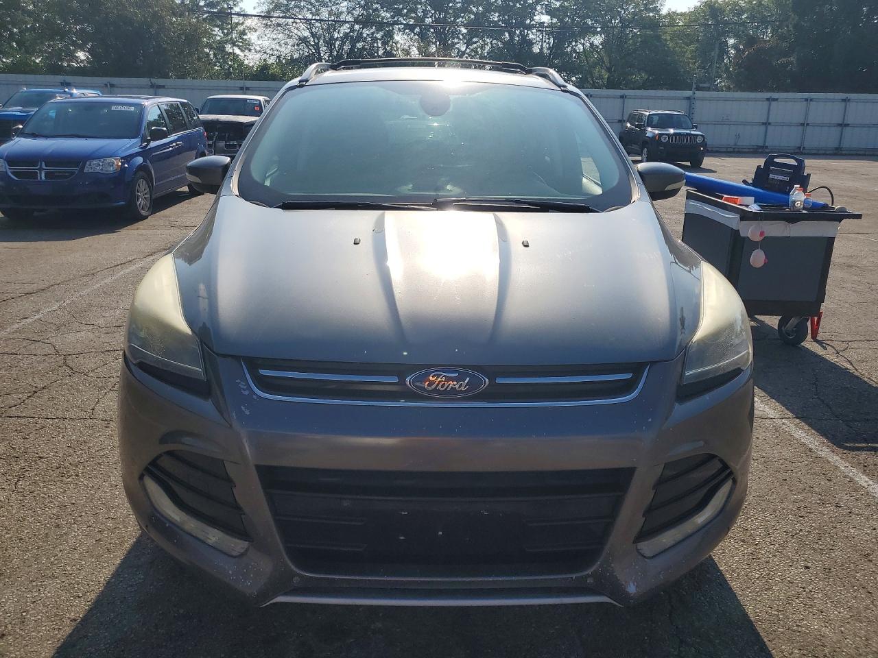 2014 Ford Escape Titanium Gray vin: 1FMCU9J96EUD21703