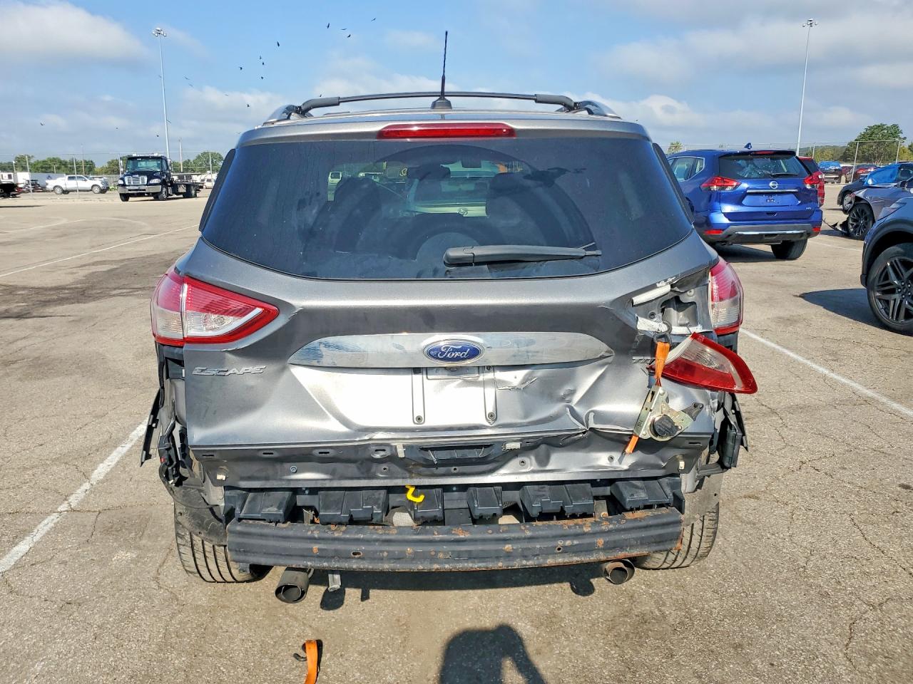 2014 Ford Escape Titanium Gray vin: 1FMCU9J96EUD21703