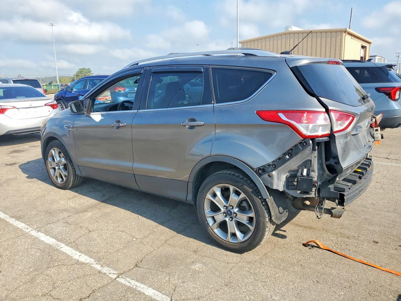 2014 Ford Escape Titanium Gray vin: 1FMCU9J96EUD21703
