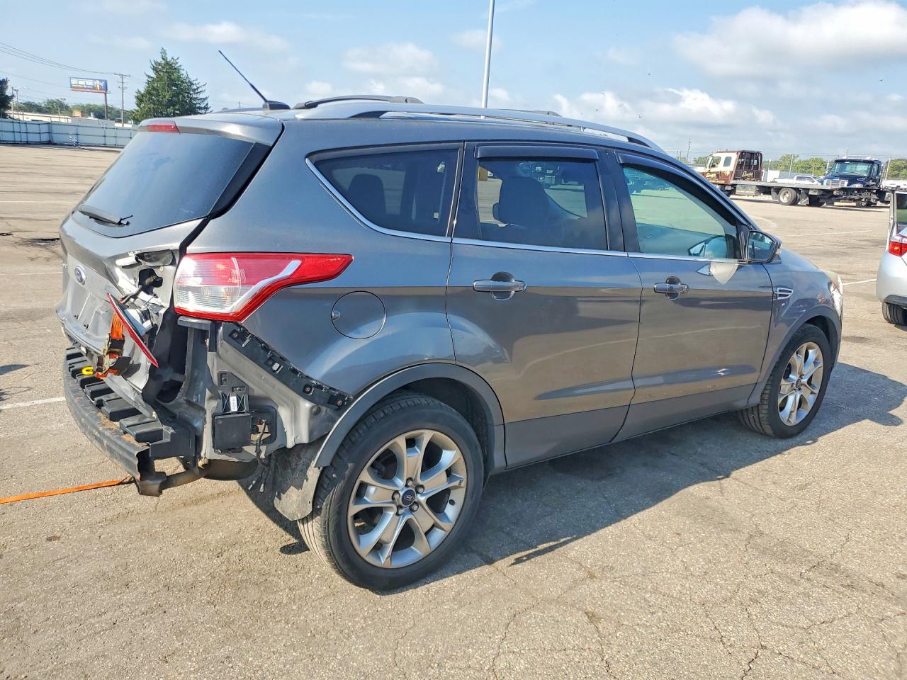 2014 Ford Escape Titanium Gray vin: 1FMCU9J96EUD21703