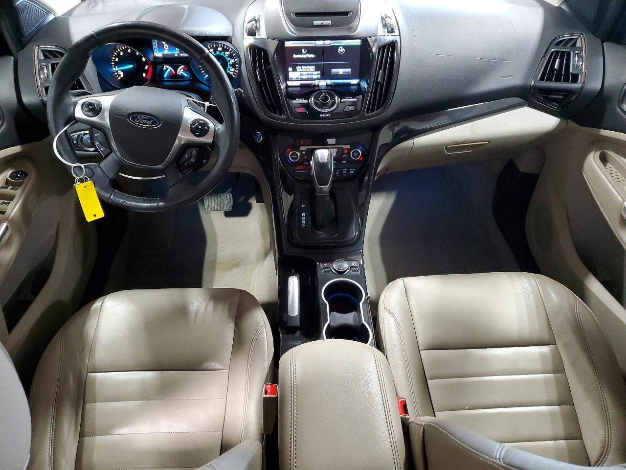 2014 Ford Escape Titanium Red vin: 1FMCU9J96EUD76118