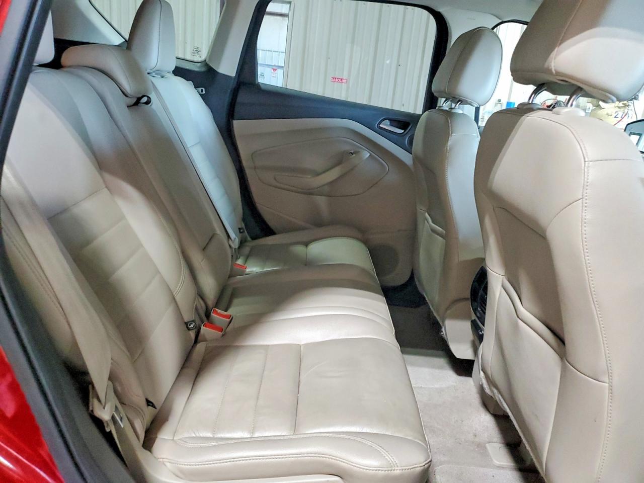2014 Ford Escape Titanium Red vin: 1FMCU9J96EUD76118
