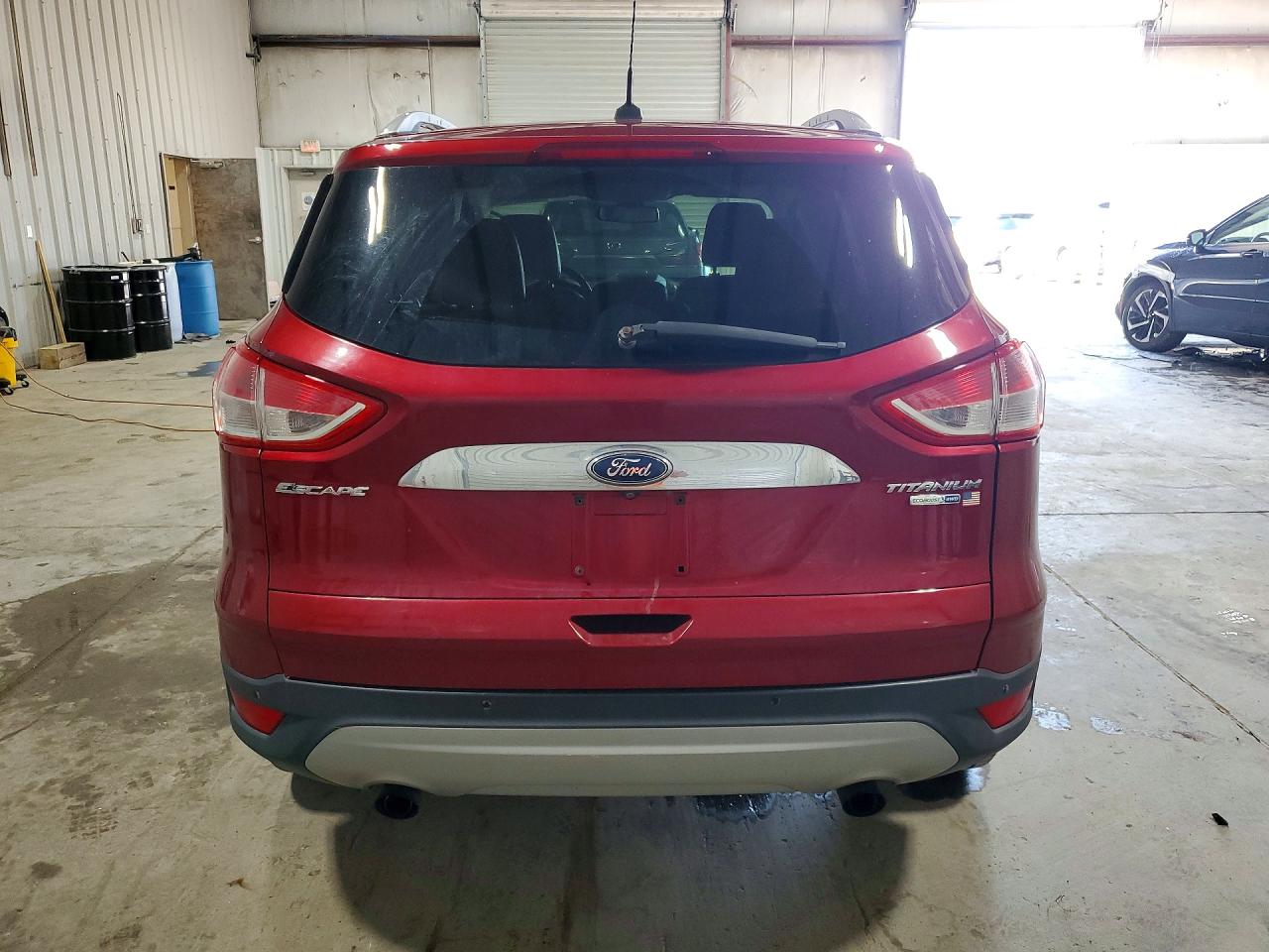 2014 Ford Escape Titanium Red vin: 1FMCU9J96EUD76118