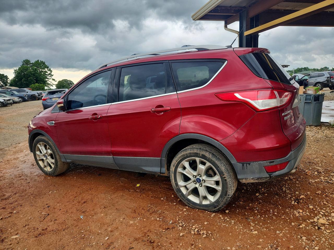 2015 Ford Escape Titanium Красный vin: 1FMCU9J96FUA08281