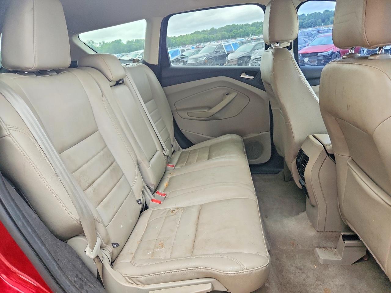 2015 Ford Escape Titanium Красный vin: 1FMCU9J96FUA08281