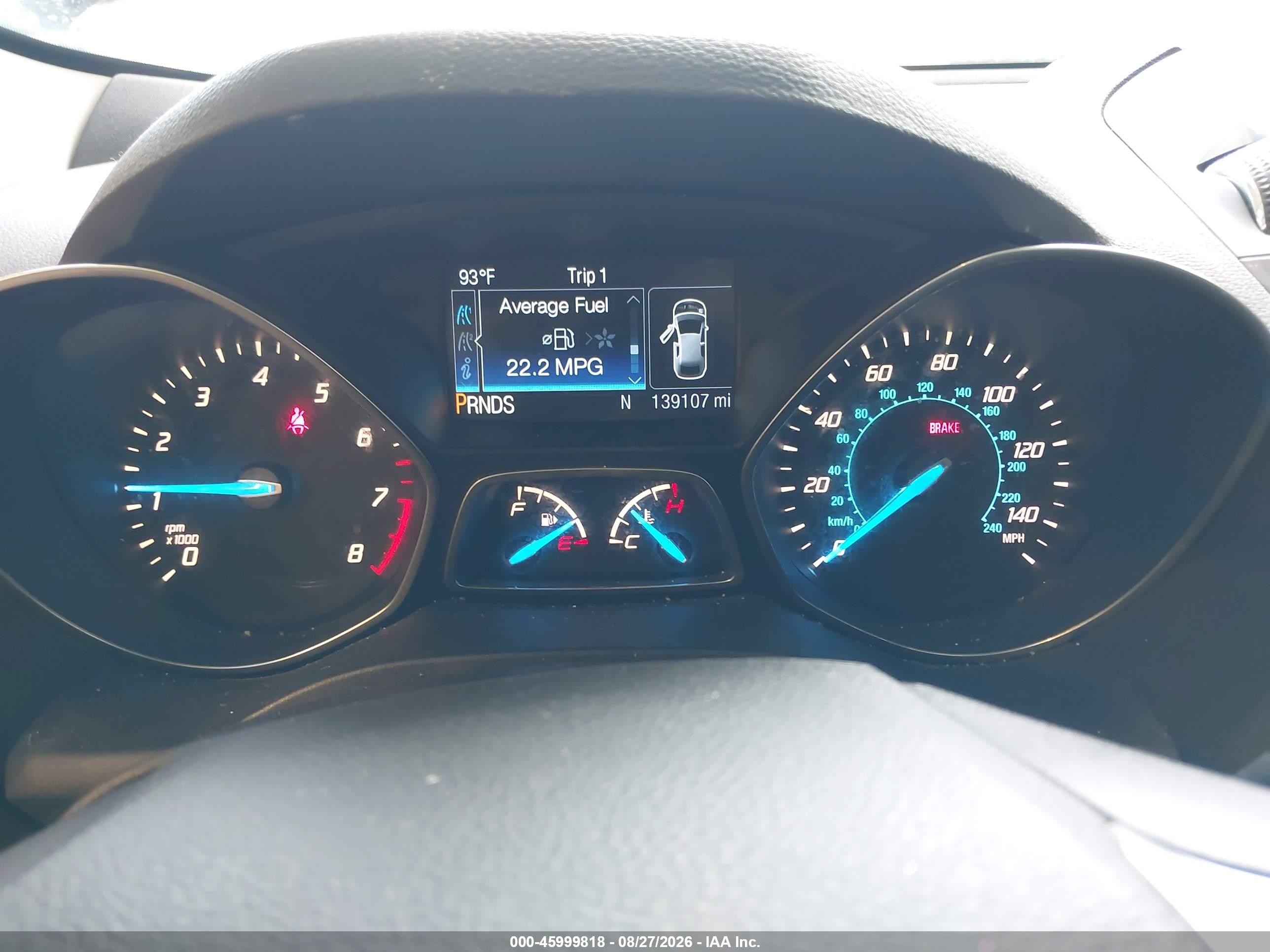 2015 Ford Escape Titanium Blue vin: 1FMCU9J96FUA31446
