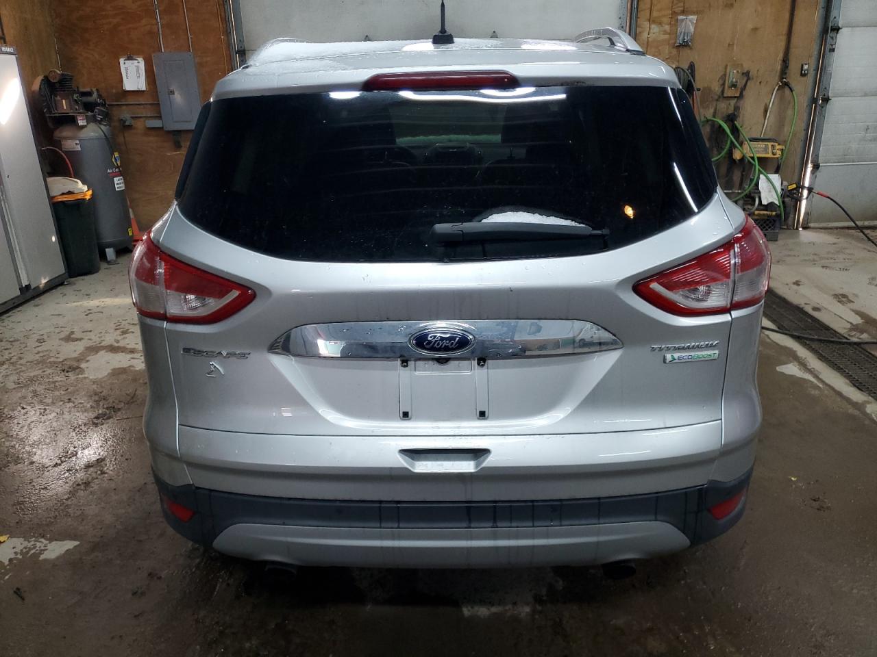 2015 Ford Escape Titanium Silver vin: 1FMCU9J96FUA41524