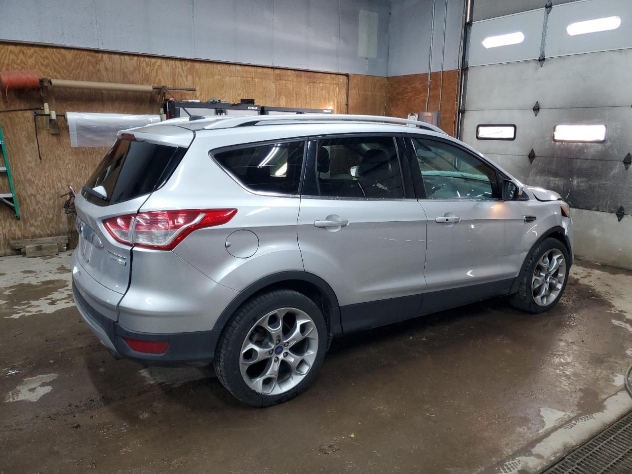 2015 Ford Escape Titanium Silver vin: 1FMCU9J96FUA41524