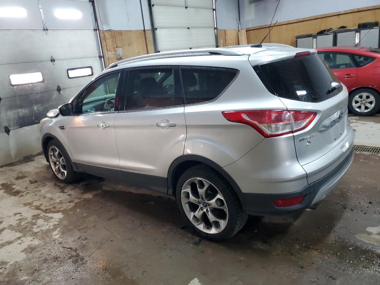 2015 Ford Escape Titanium Silver vin: 1FMCU9J96FUA41524
