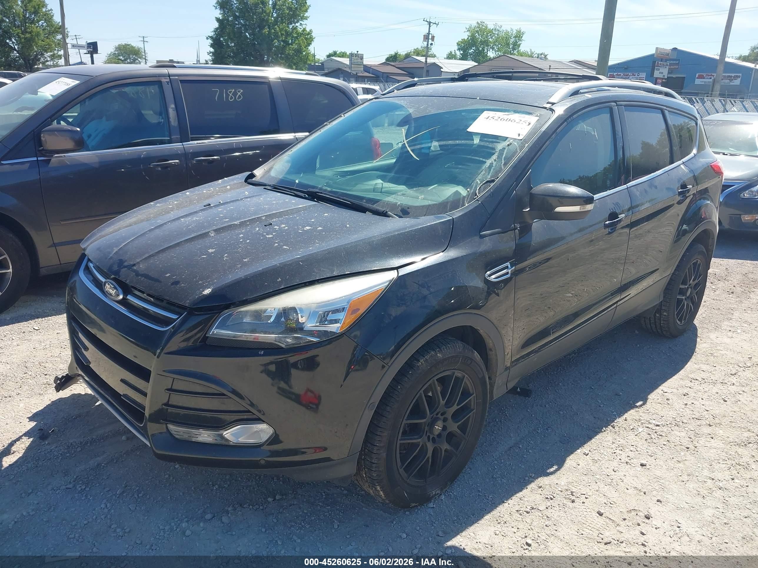 2015 Ford Escape Titanium Black vin: 1FMCU9J96FUA48621