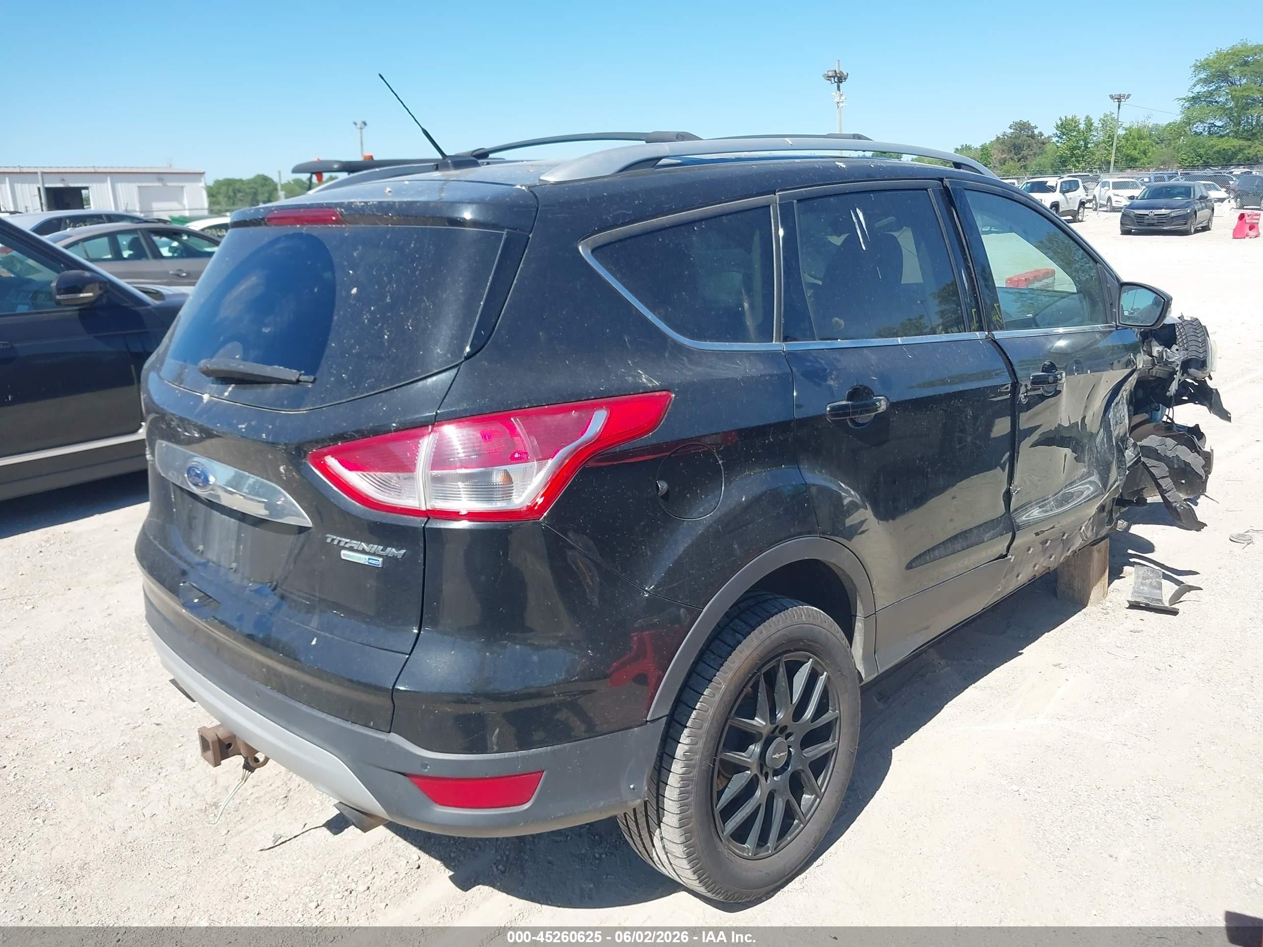 2015 Ford Escape Titanium Black vin: 1FMCU9J96FUA48621