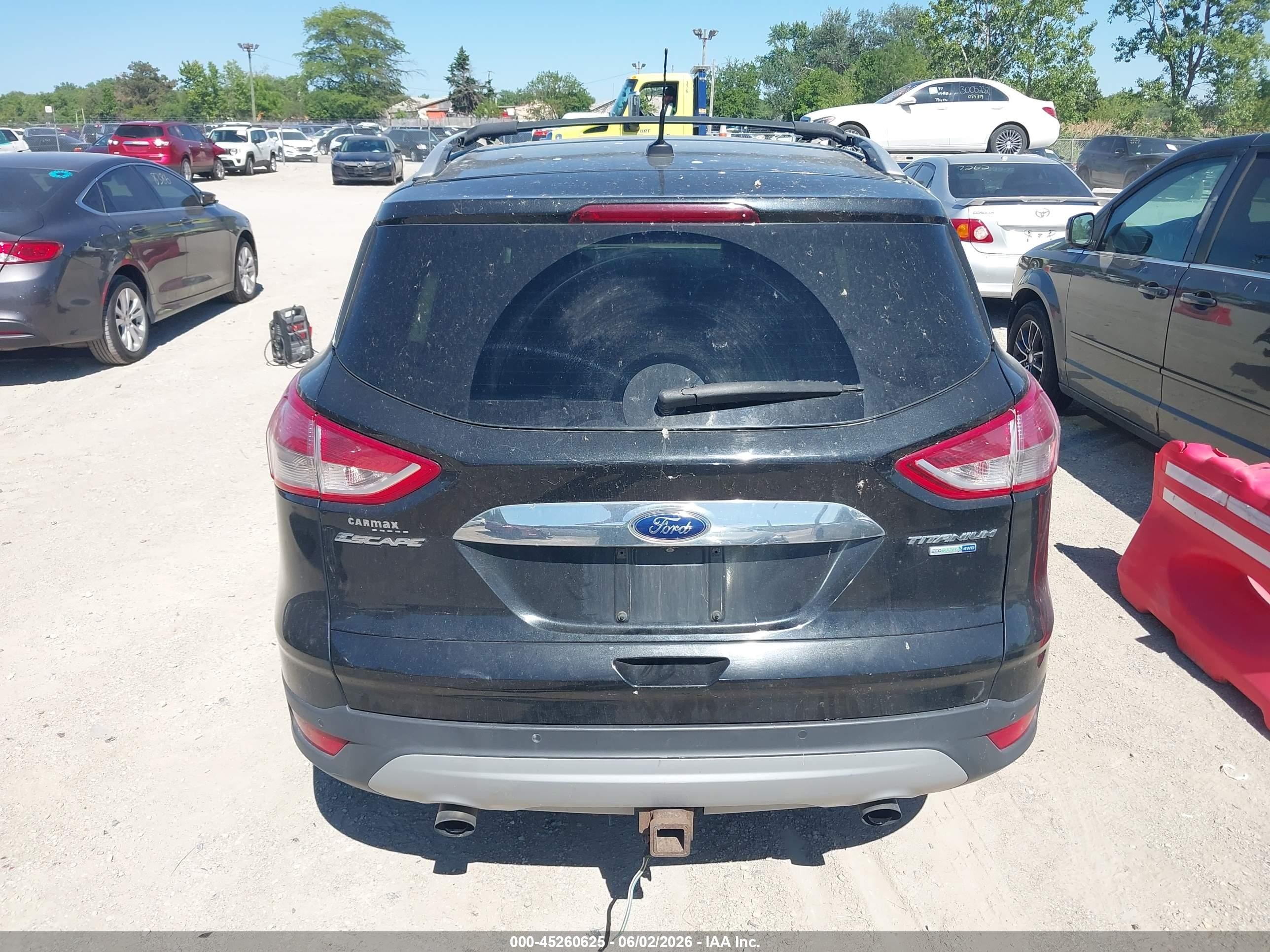 2015 Ford Escape Titanium Black vin: 1FMCU9J96FUA48621