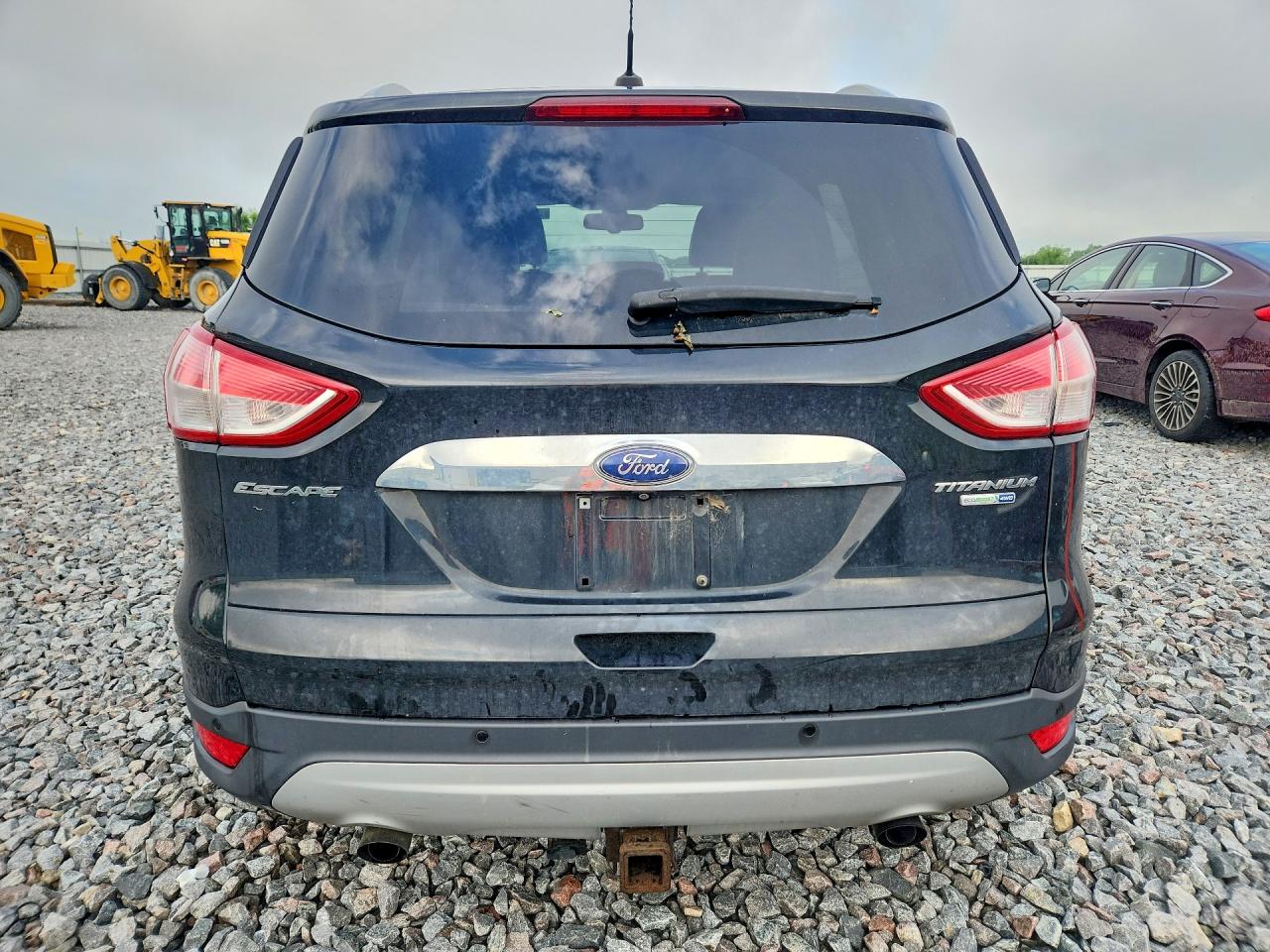 2015 Ford Escape Titanium Черный vin: 1FMCU9J96FUB01088