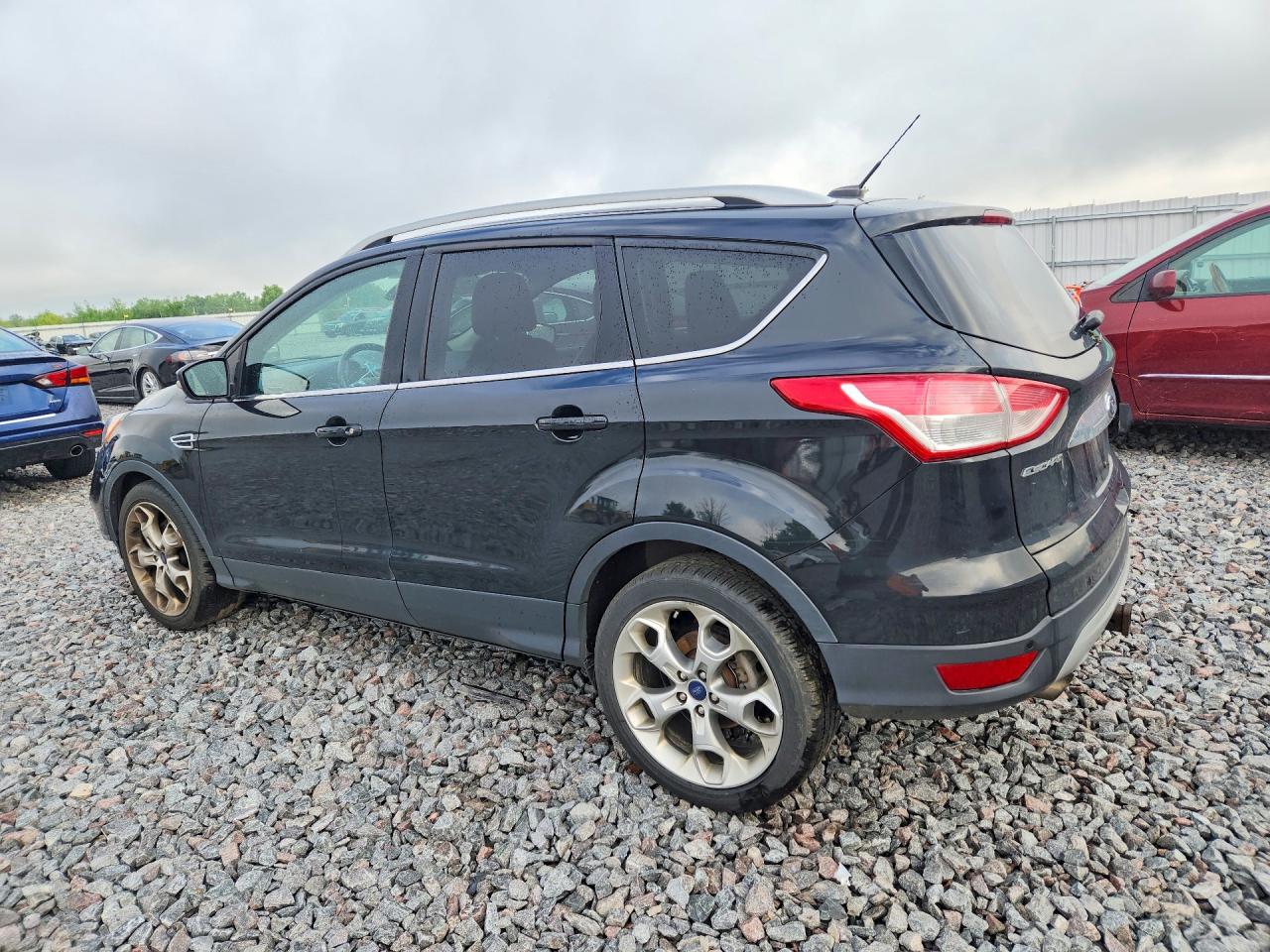 2015 Ford Escape Titanium Черный vin: 1FMCU9J96FUB01088