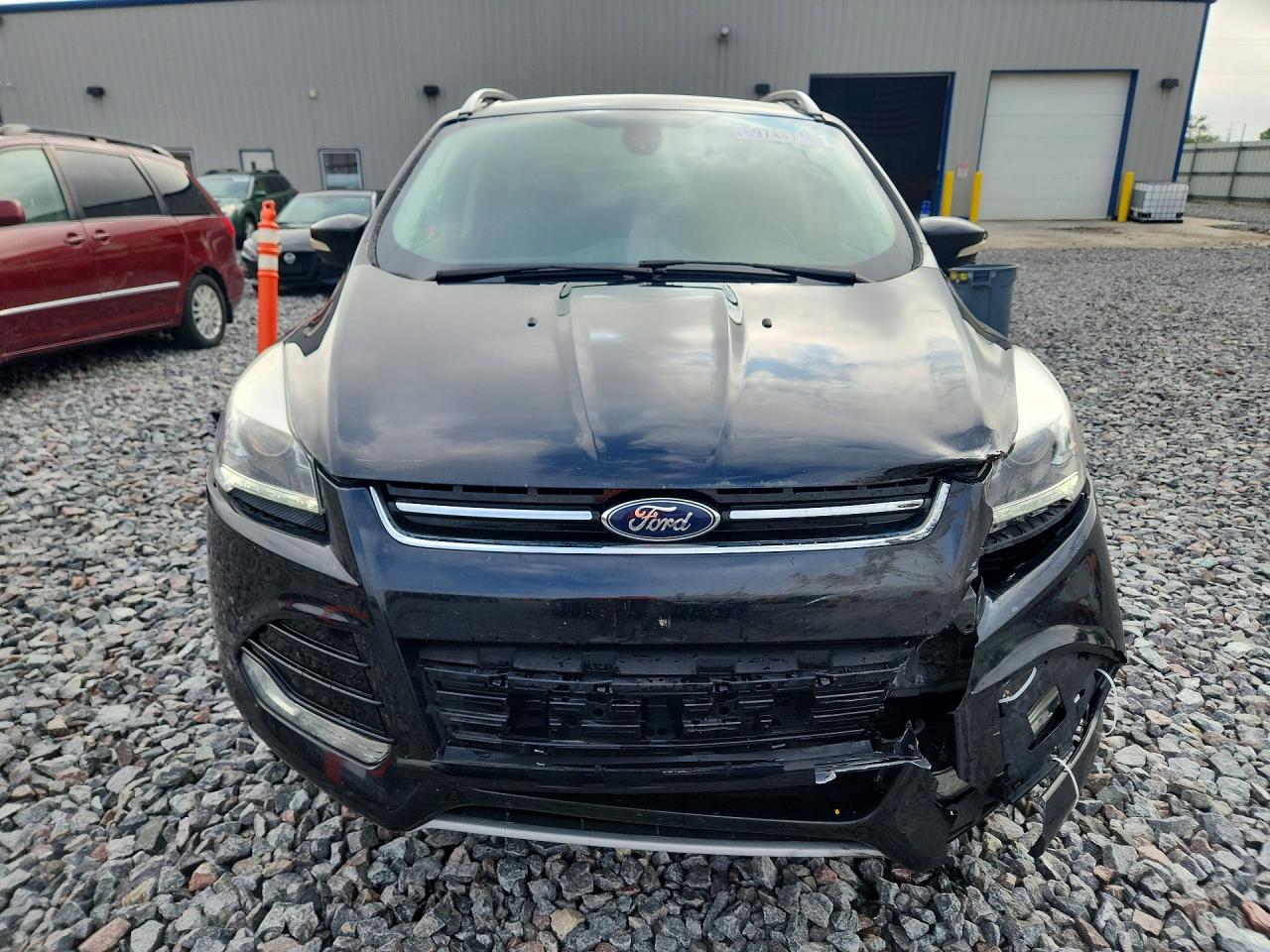2015 Ford Escape Titanium Черный vin: 1FMCU9J96FUB01088