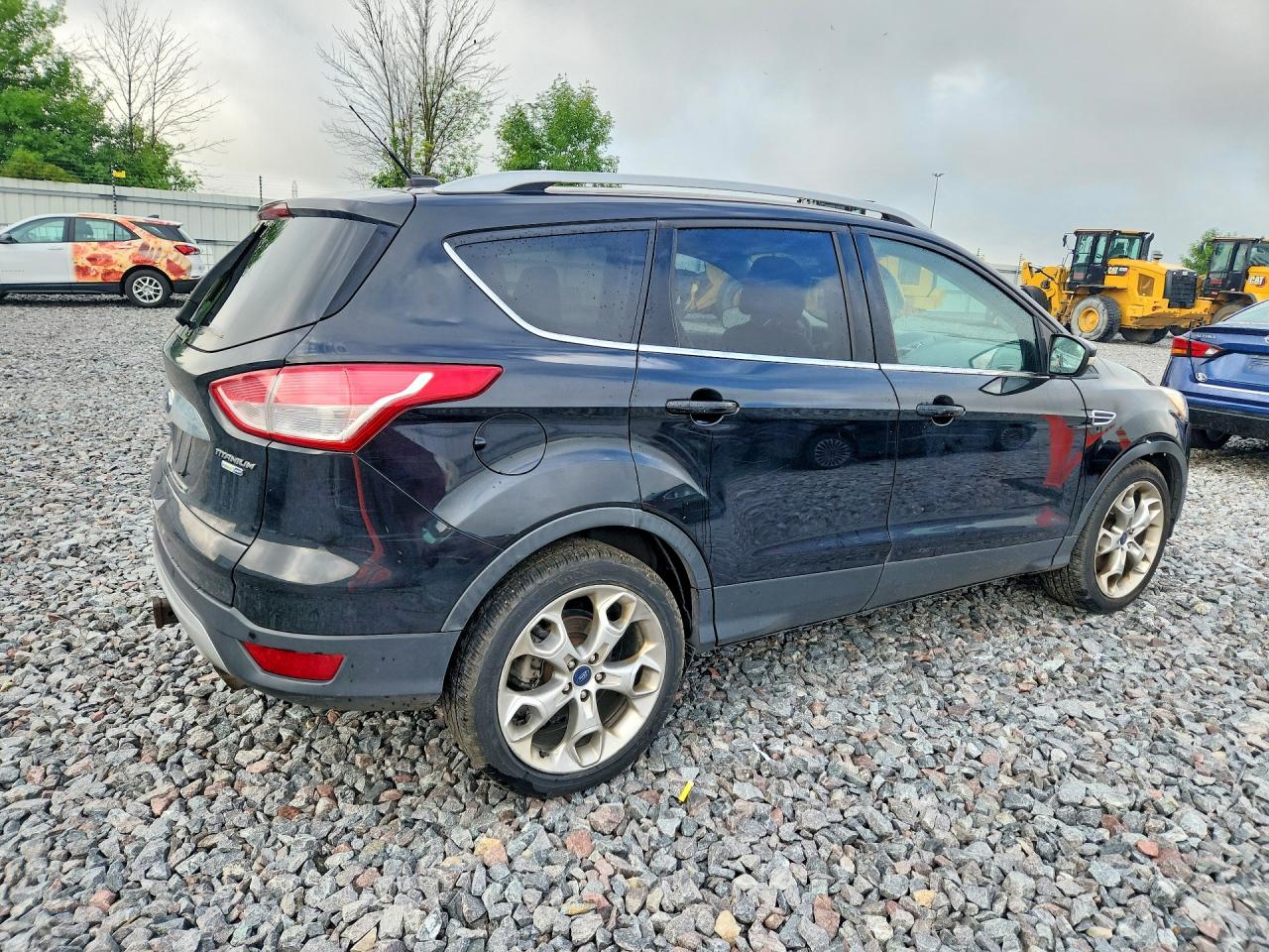 2015 Ford Escape Titanium Черный vin: 1FMCU9J96FUB01088