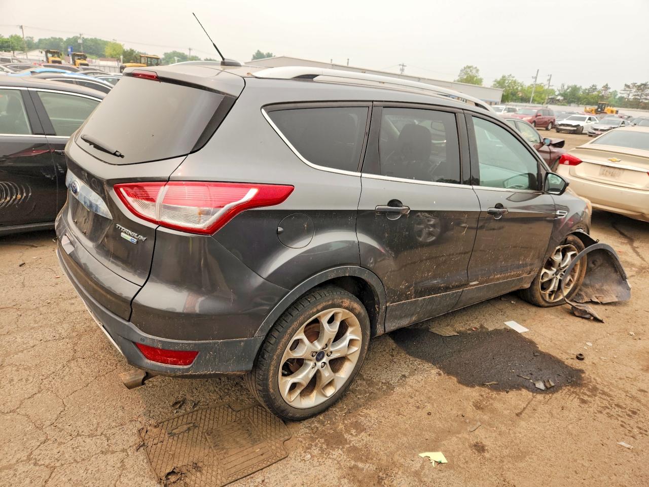 2015 Ford Escape Titanium Charcoal vin: 1FMCU9J96FUB22412