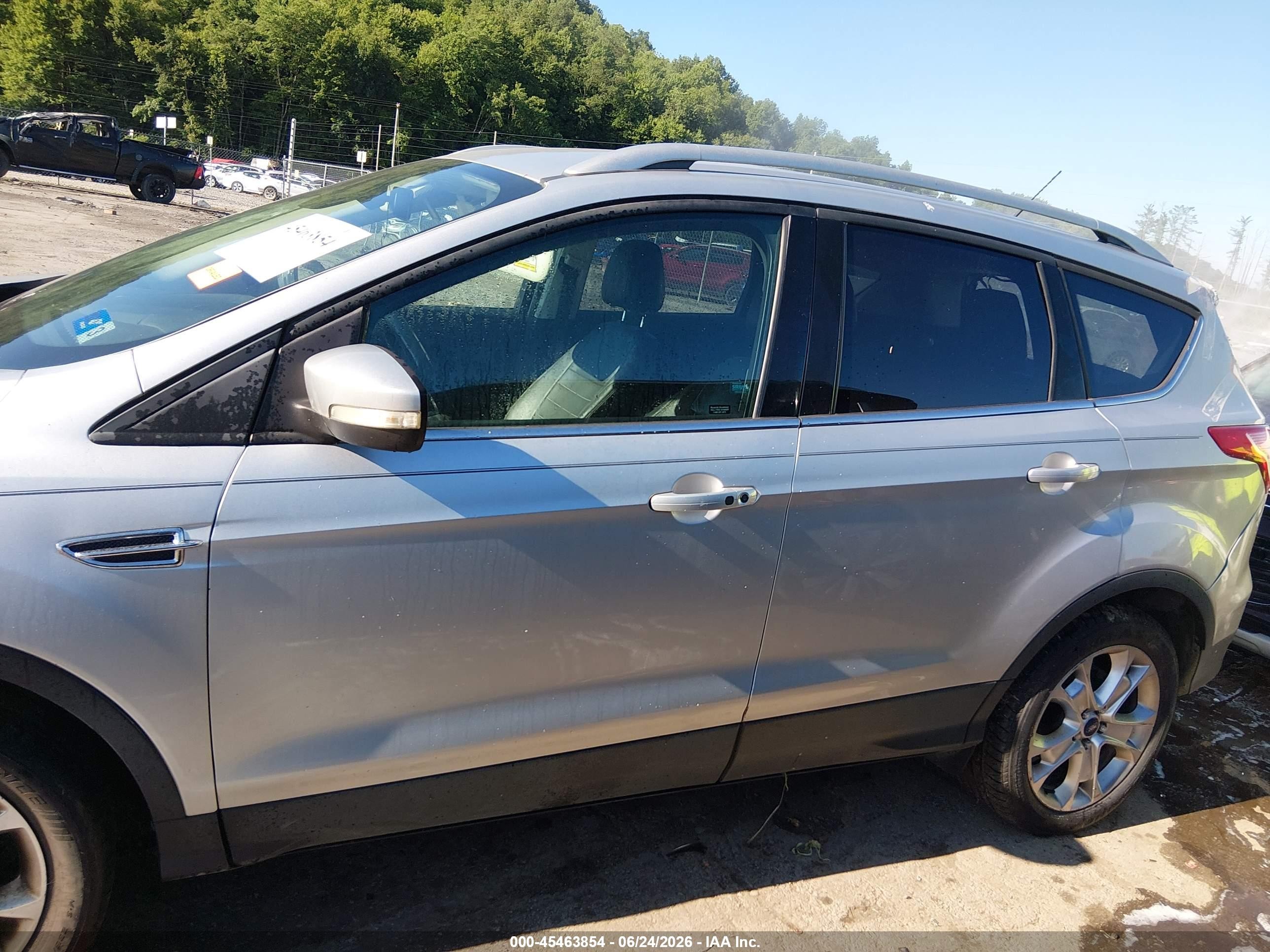 2015 Ford Escape Titanium Silver vin: 1FMCU9J96FUB27061