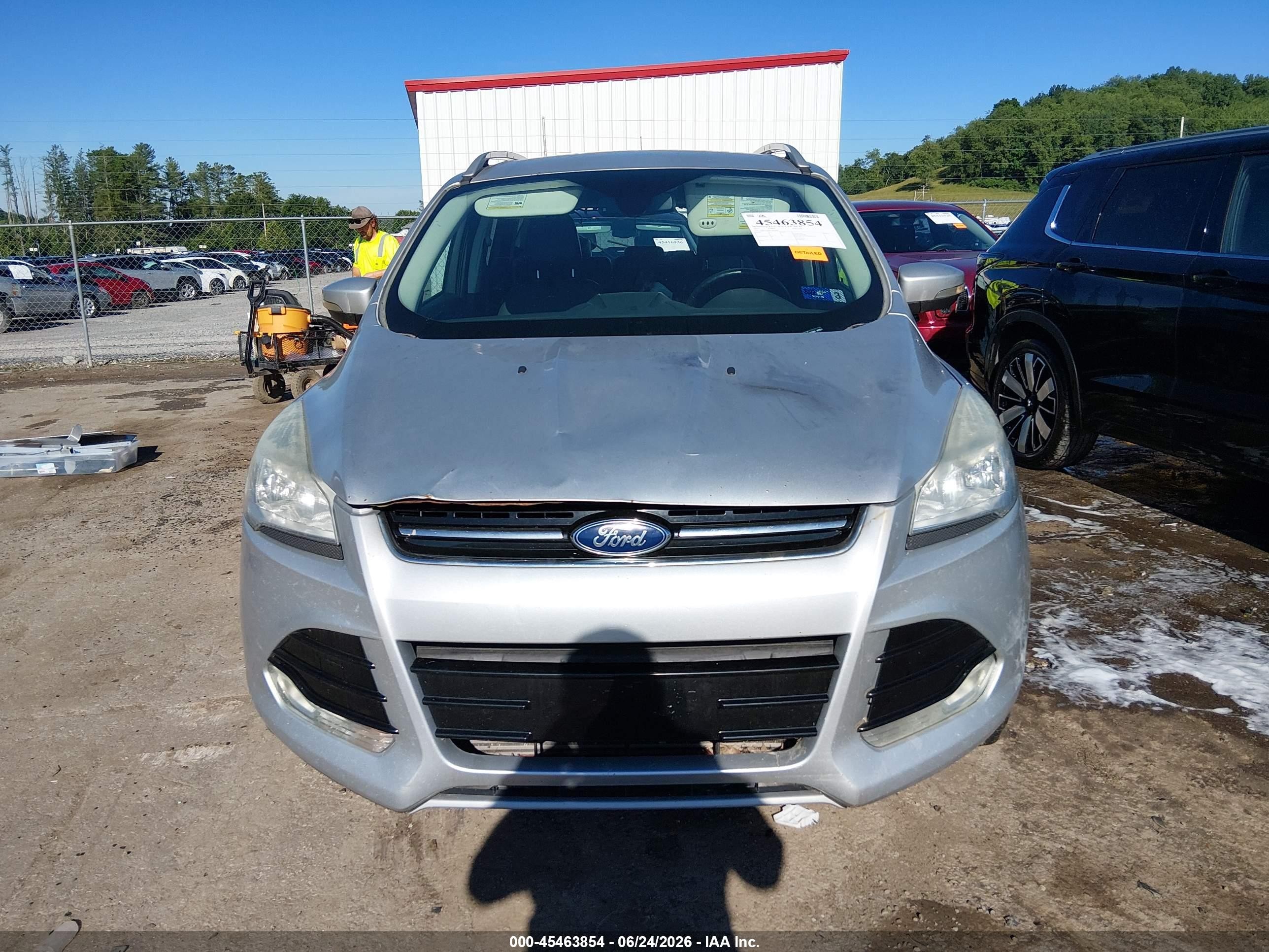 2015 Ford Escape Titanium Silver vin: 1FMCU9J96FUB27061