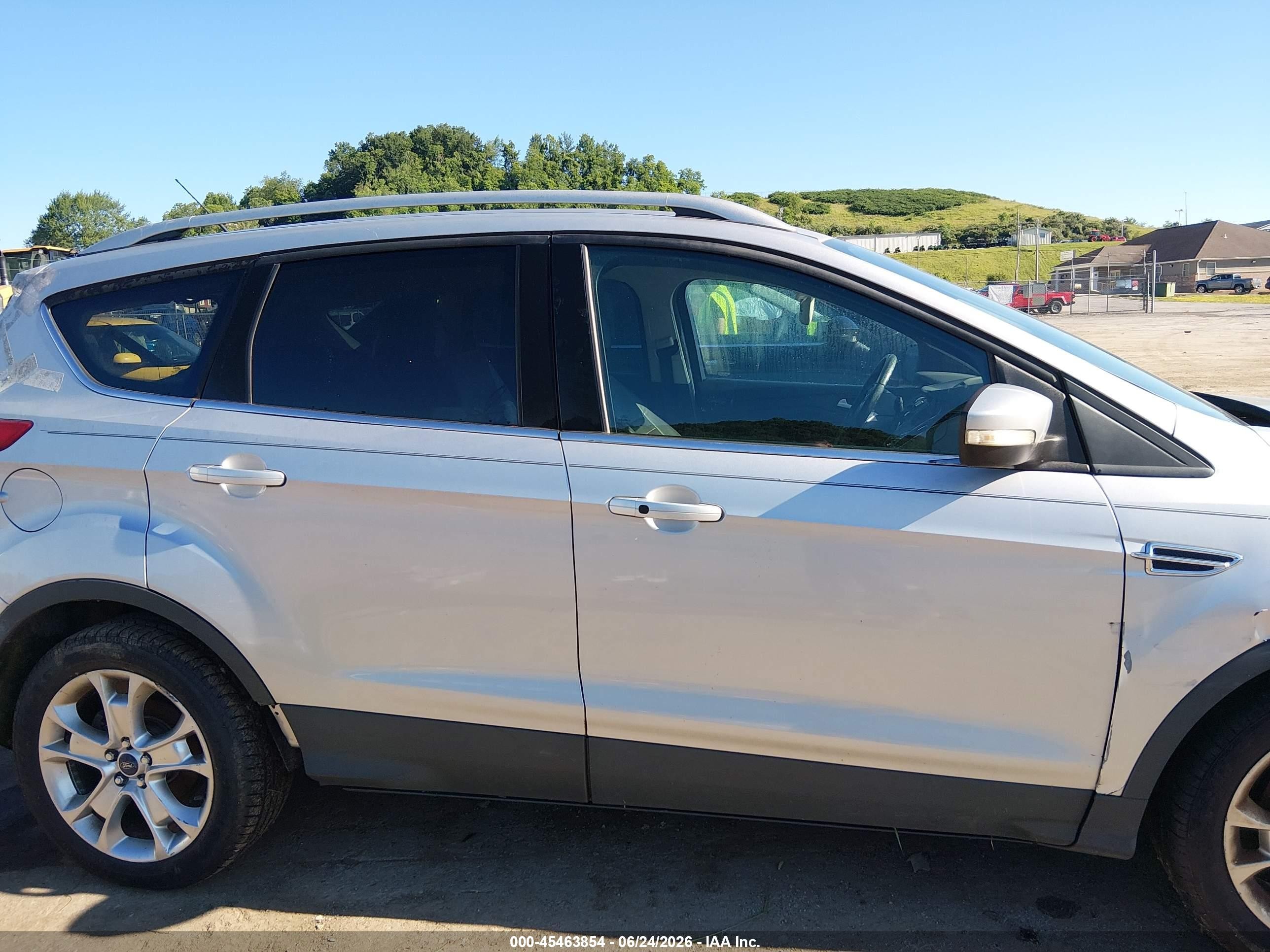 2015 Ford Escape Titanium Silver vin: 1FMCU9J96FUB27061