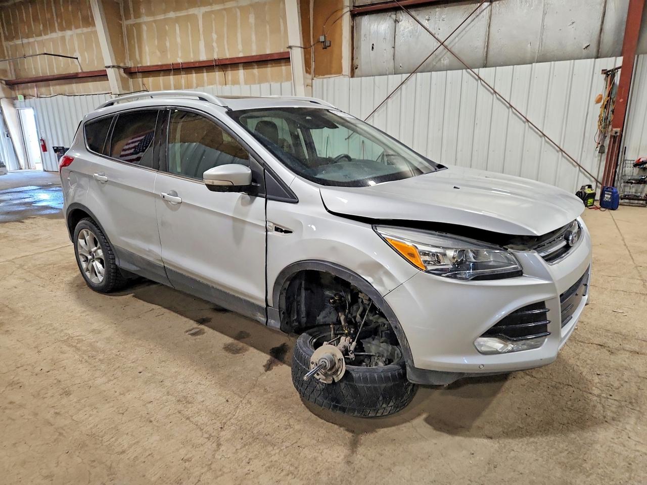2015 Ford Escape Titanium Silver vin: 1FMCU9J96FUB63879