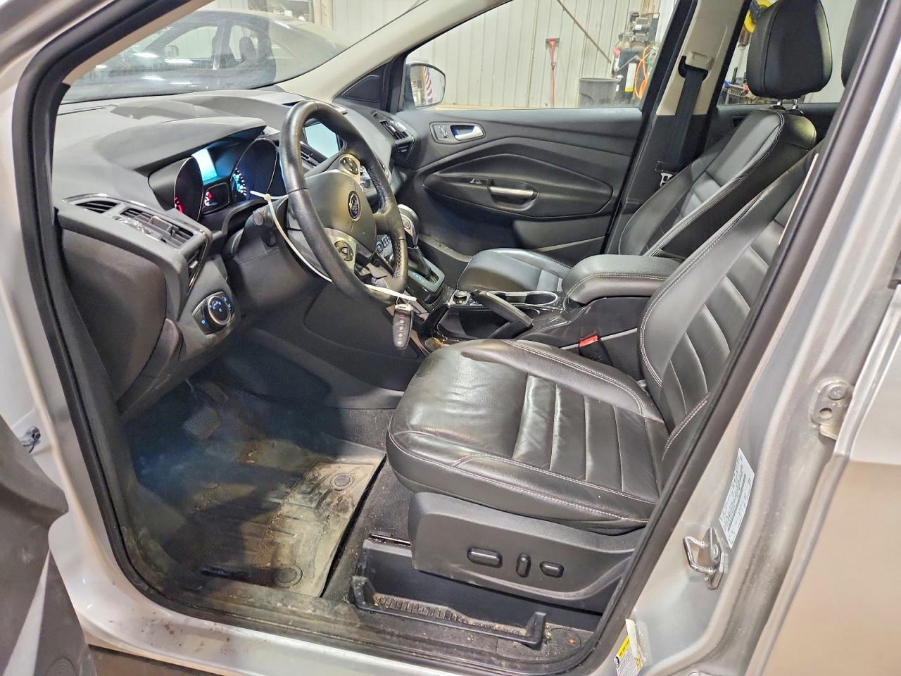 2015 Ford Escape Titanium Silver vin: 1FMCU9J96FUB63879