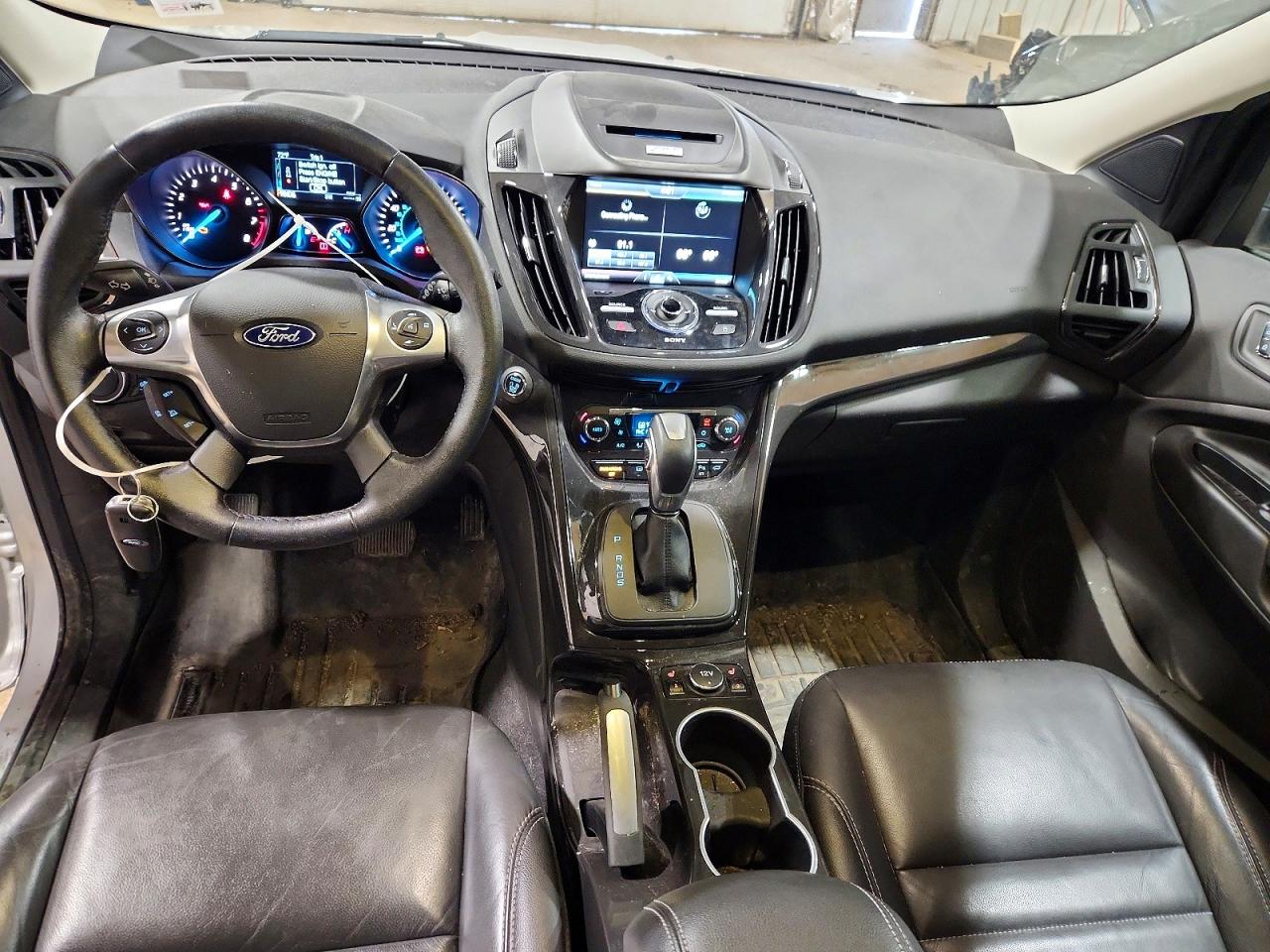 2015 Ford Escape Titanium Silver vin: 1FMCU9J96FUB63879
