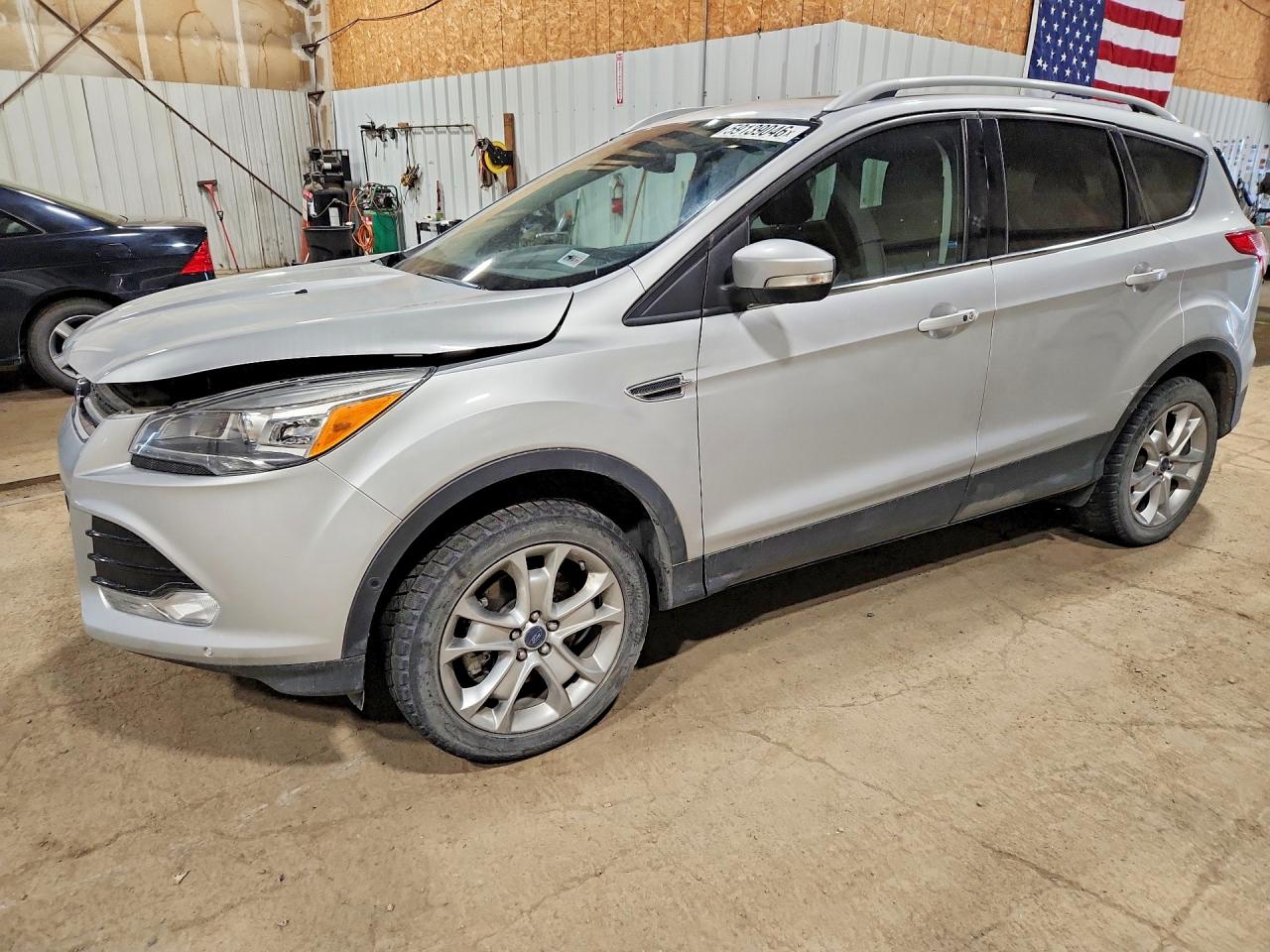 2015 Ford Escape Titanium Silver vin: 1FMCU9J96FUB63879