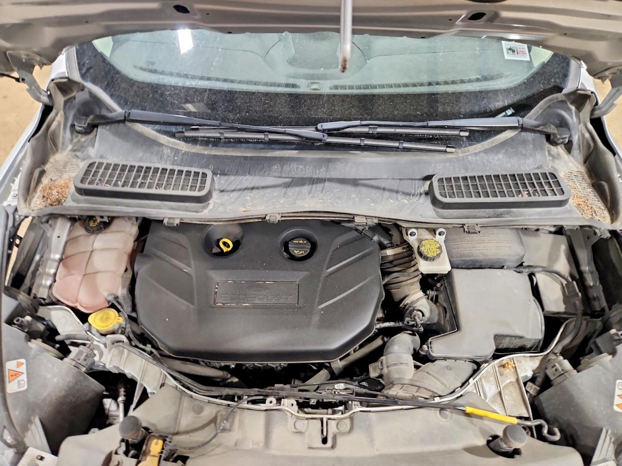 2015 Ford Escape Titanium Silver vin: 1FMCU9J96FUB63879