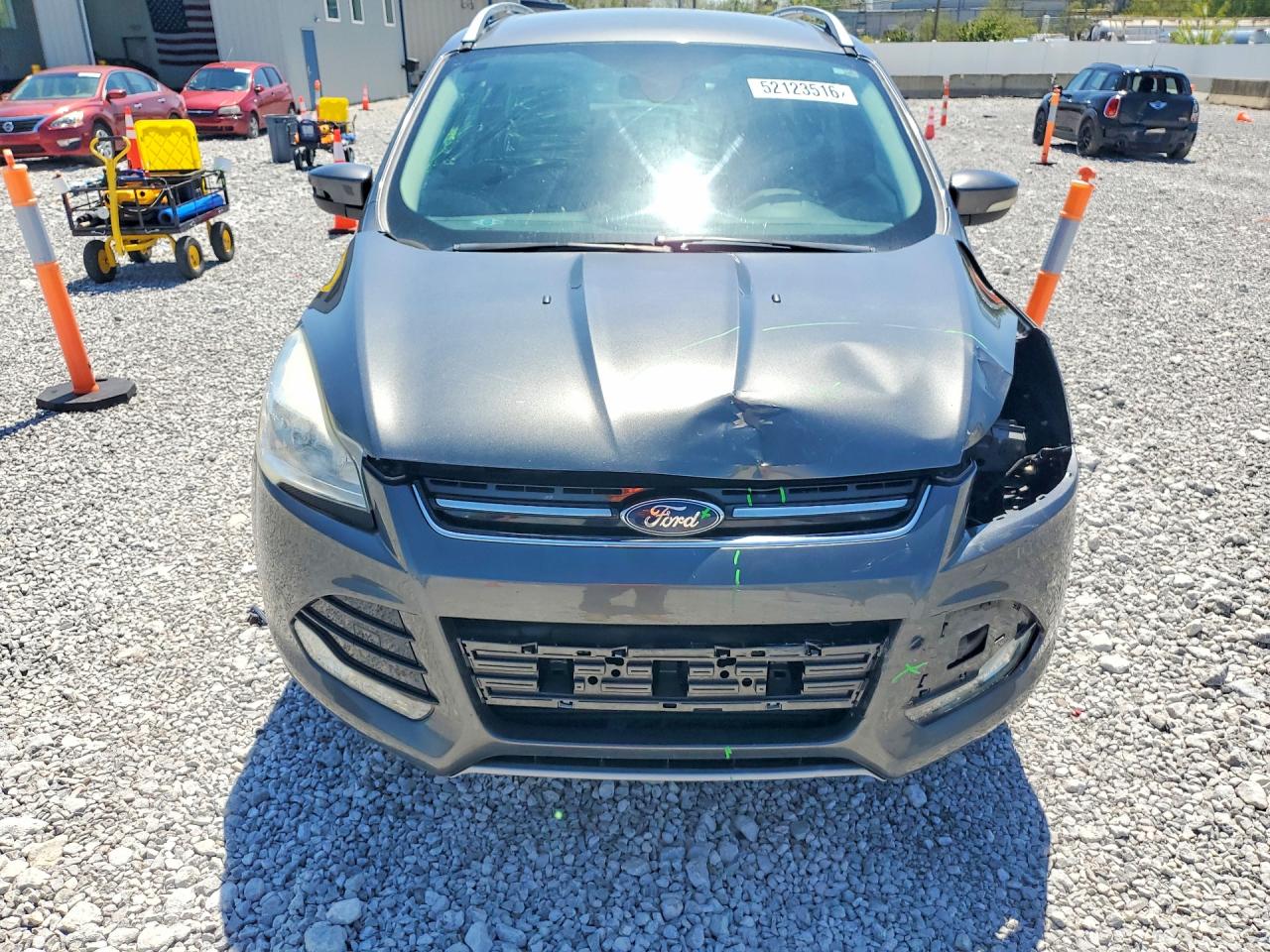 2015 Ford Escape Titanium Gray vin: 1FMCU9J96FUB80214