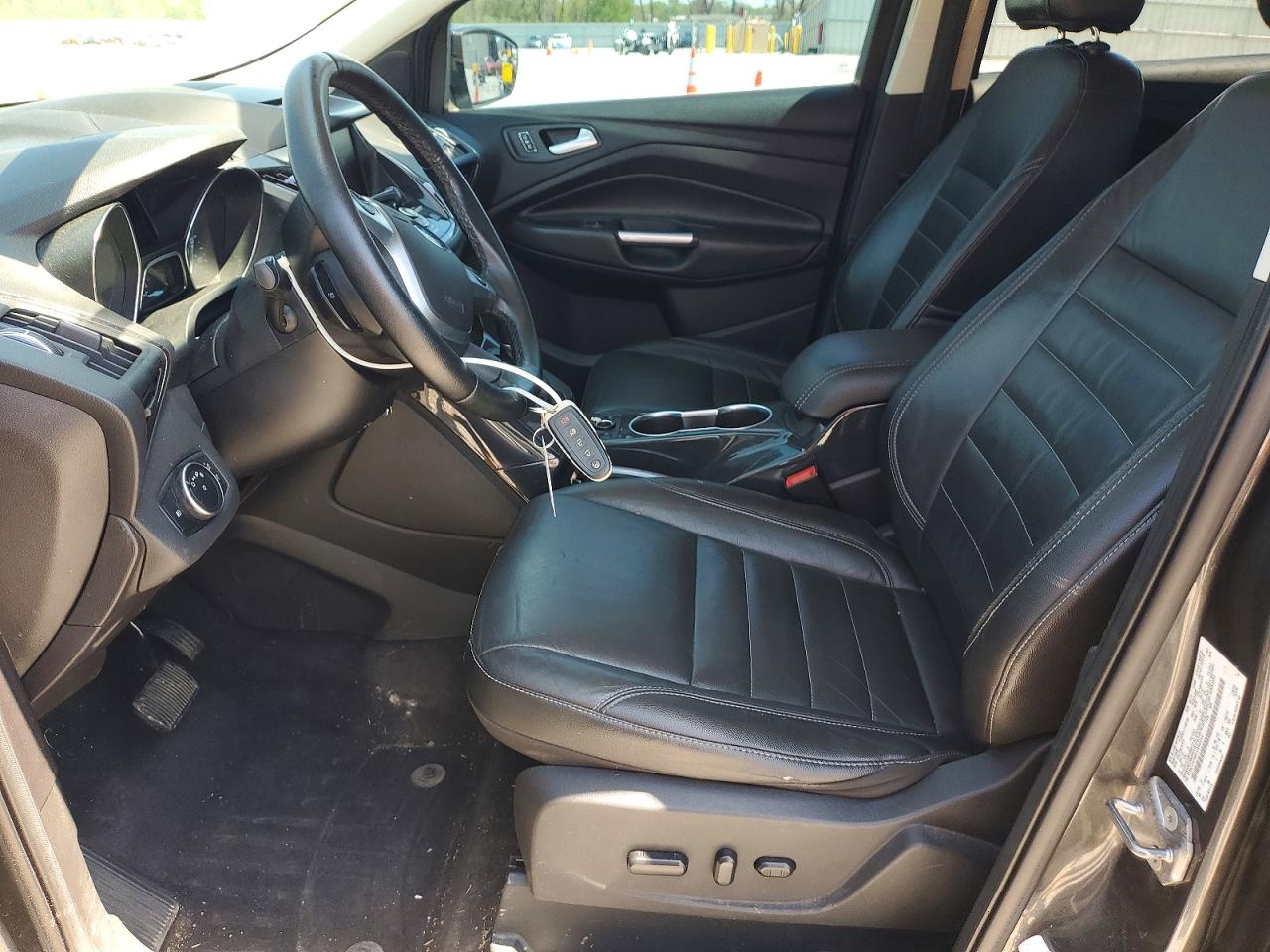 2015 Ford Escape Titanium Gray vin: 1FMCU9J96FUB80214