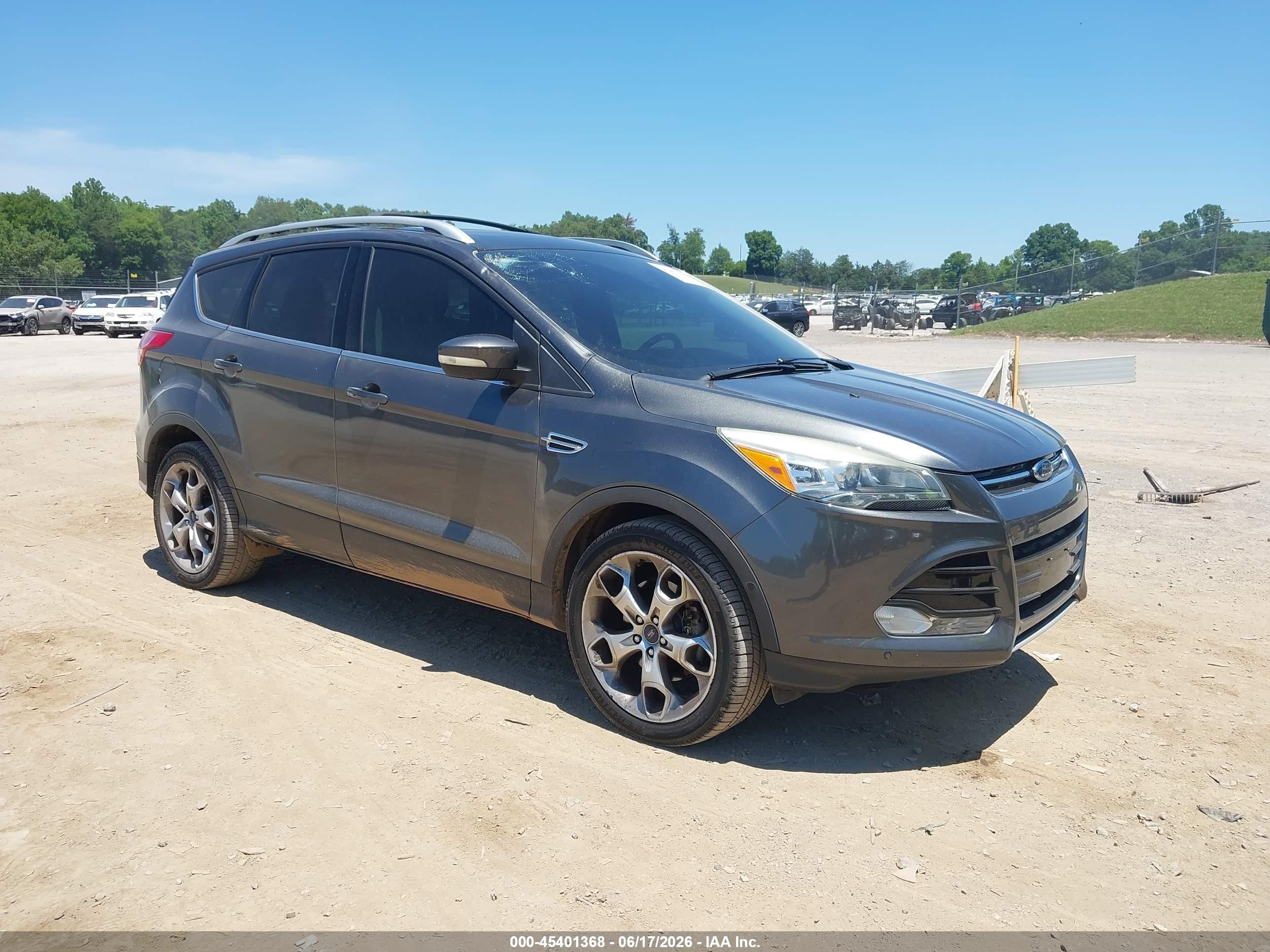 2015 Ford Escape Titanium Gray vin: 1FMCU9J96FUC00946