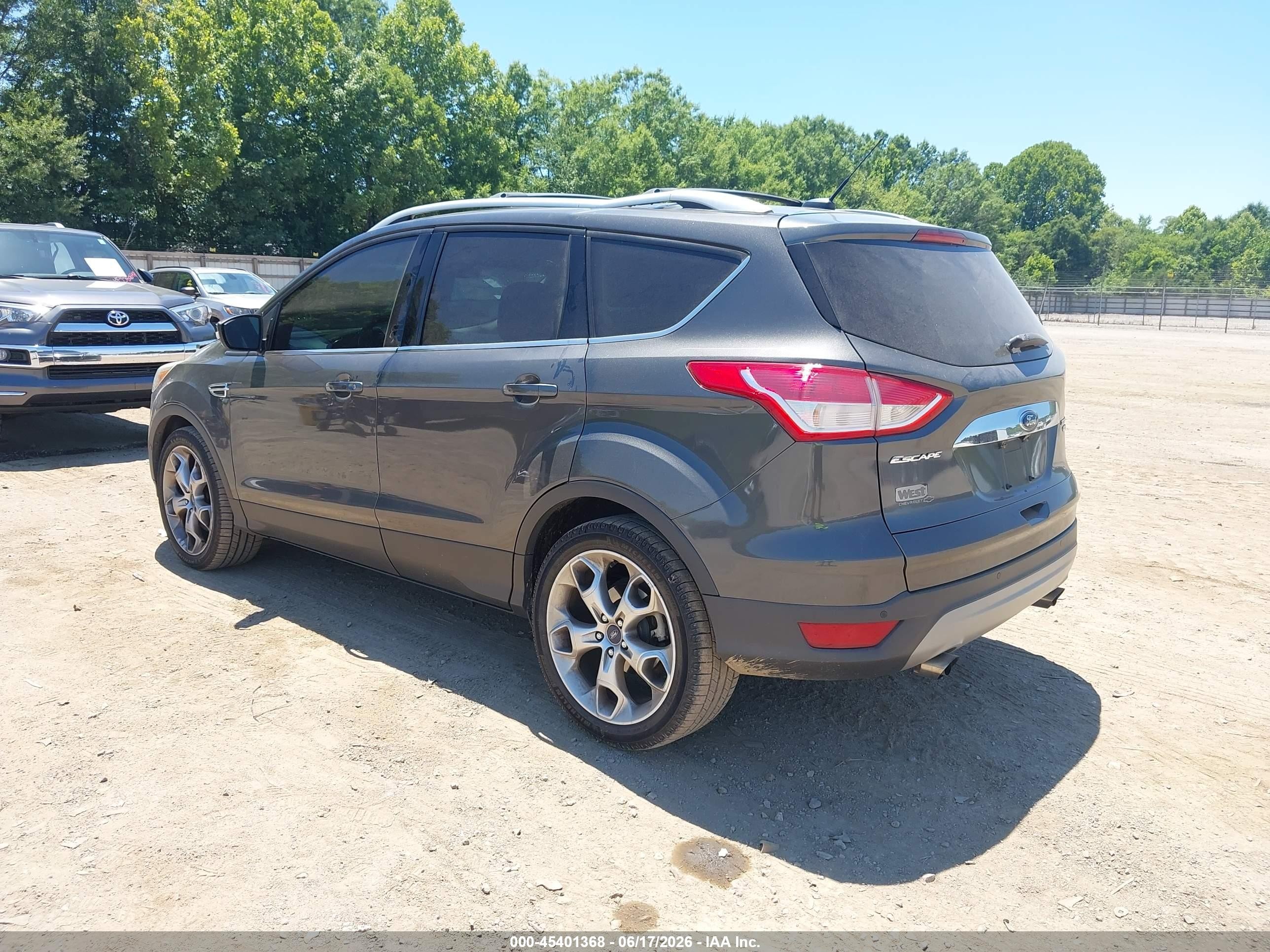 2015 Ford Escape Titanium Gray vin: 1FMCU9J96FUC00946