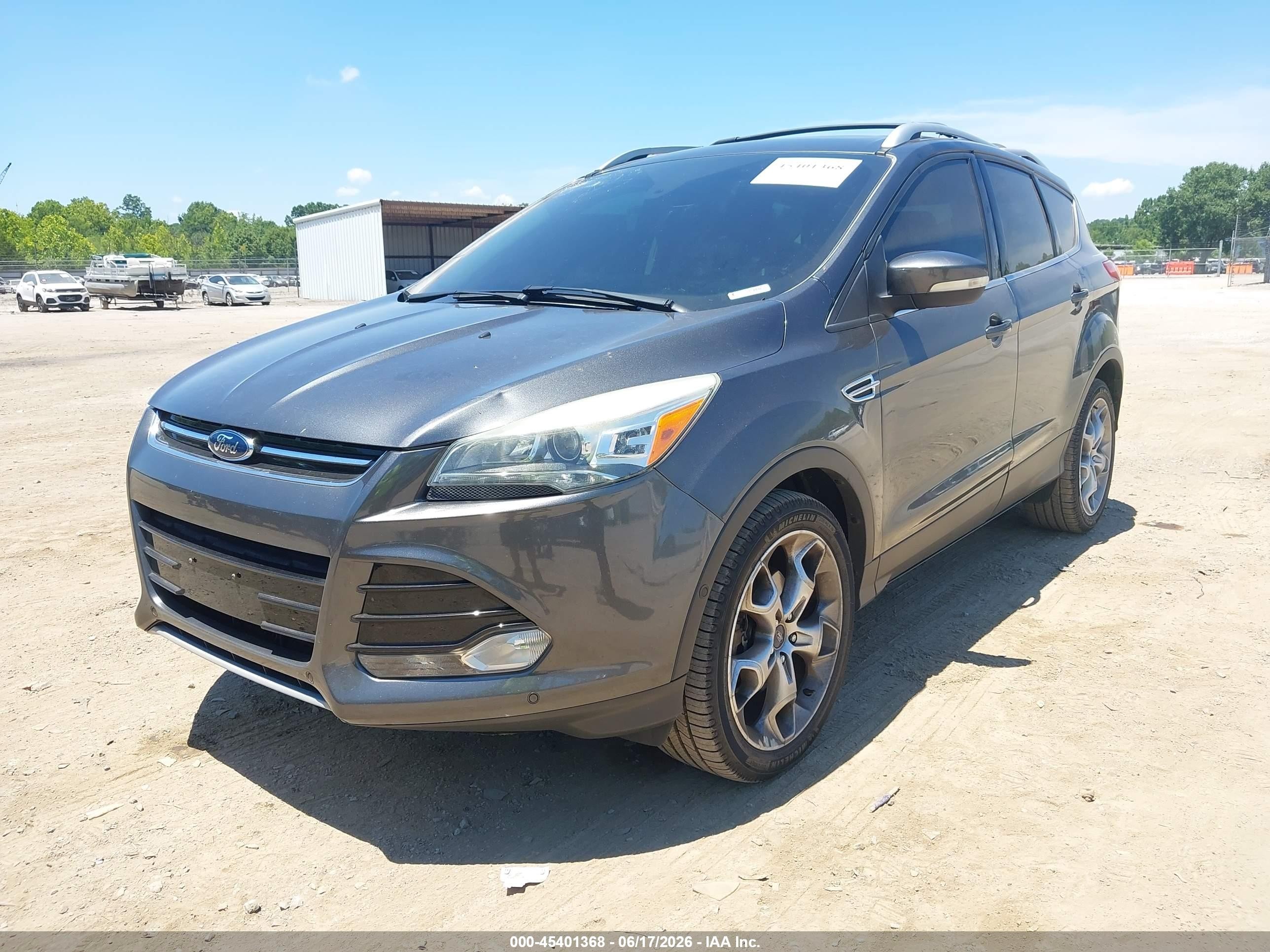 2015 Ford Escape Titanium Gray vin: 1FMCU9J96FUC00946