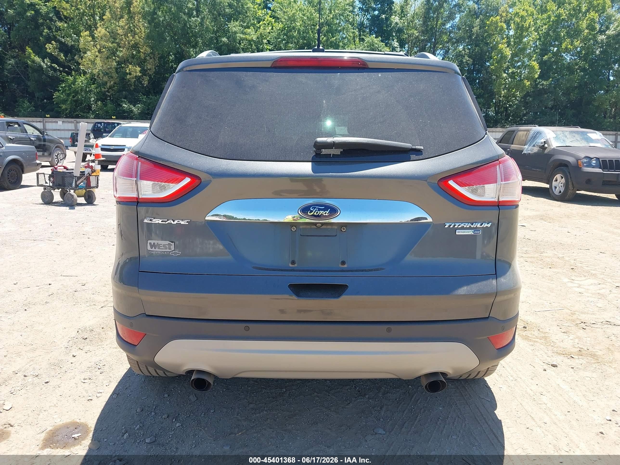 2015 Ford Escape Titanium Gray vin: 1FMCU9J96FUC00946
