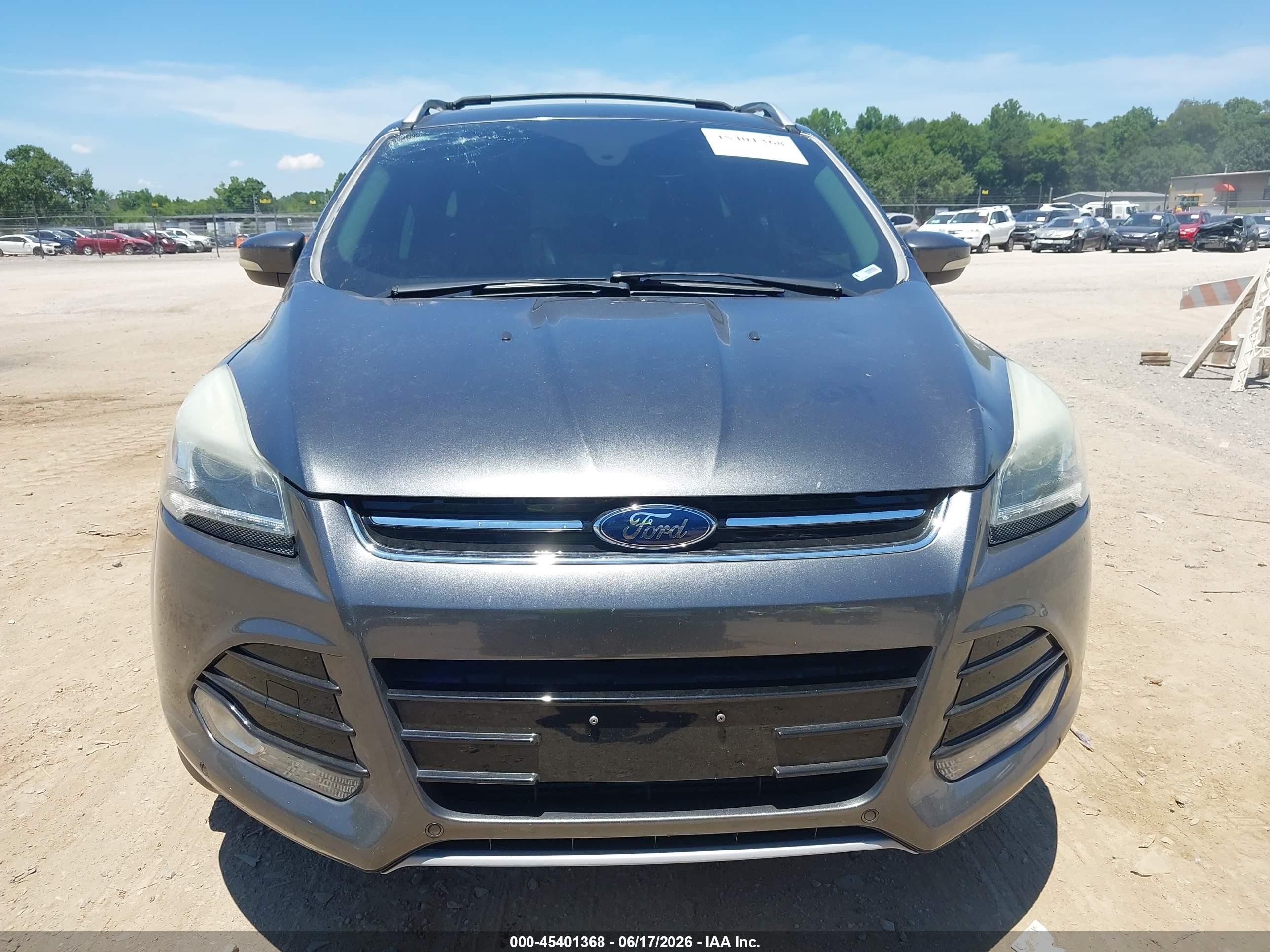 2015 Ford Escape Titanium Gray vin: 1FMCU9J96FUC00946