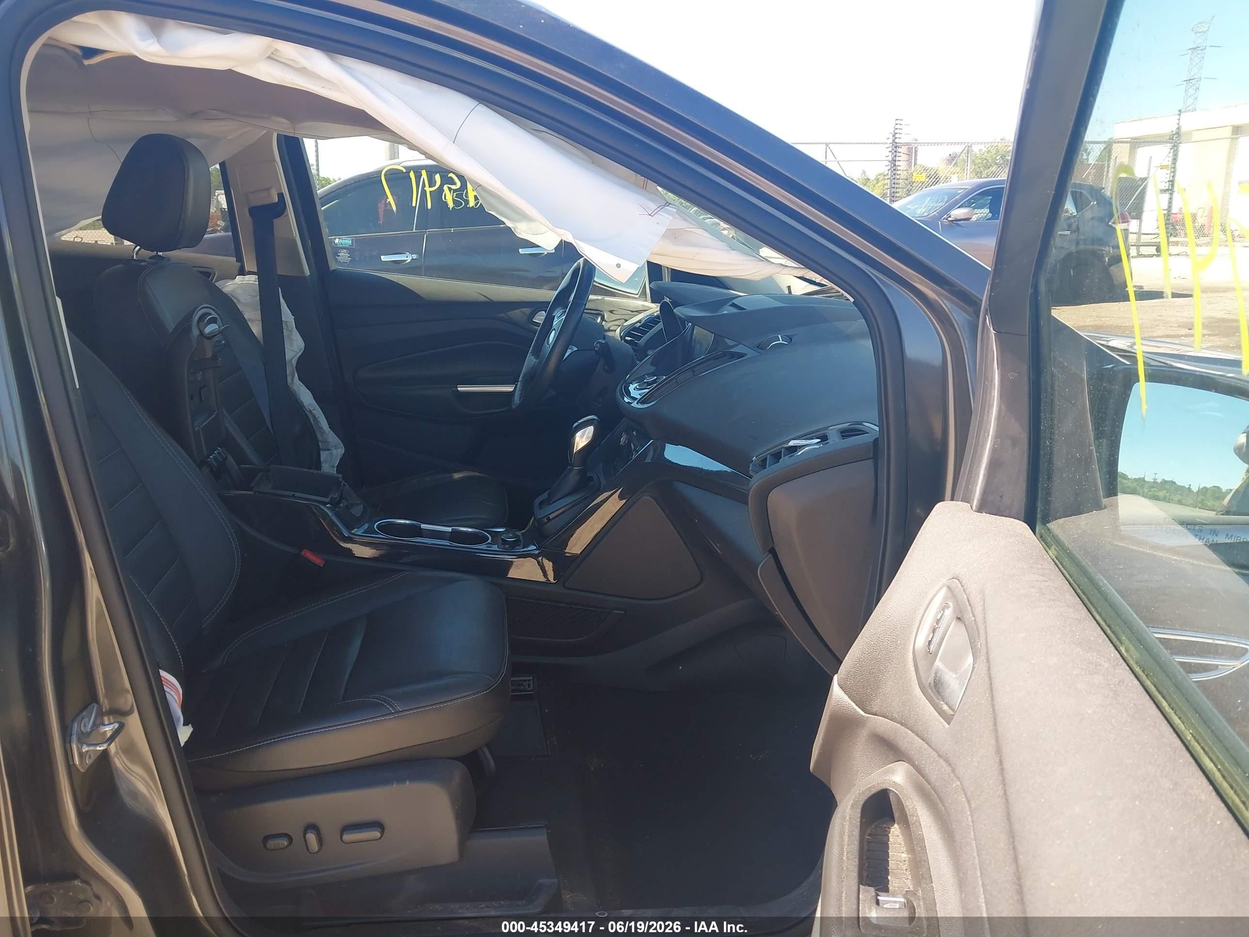 2015 Ford Escape Titanium Gray vin: 1FMCU9J96FUC57518