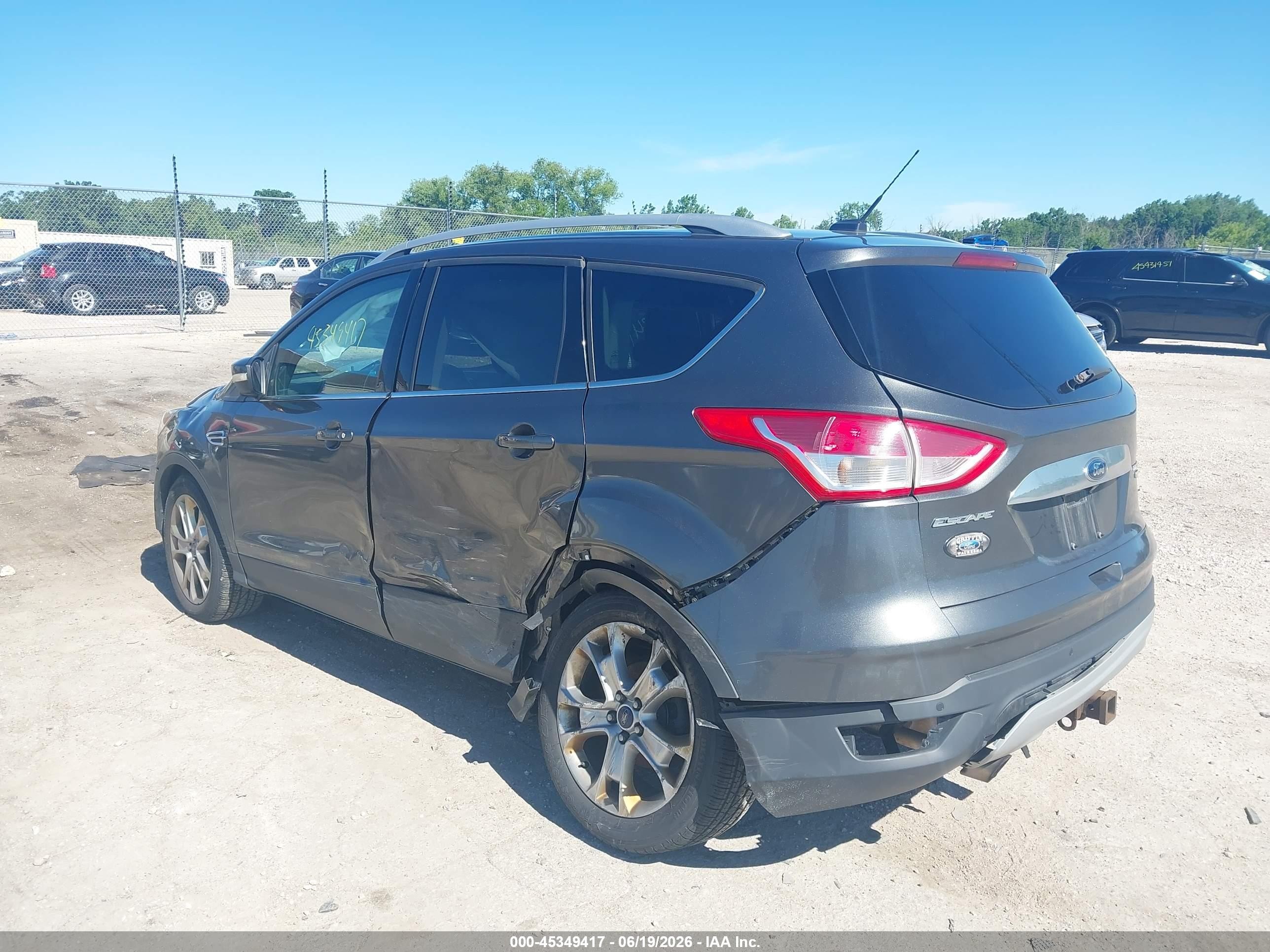 2015 Ford Escape Titanium Gray vin: 1FMCU9J96FUC57518