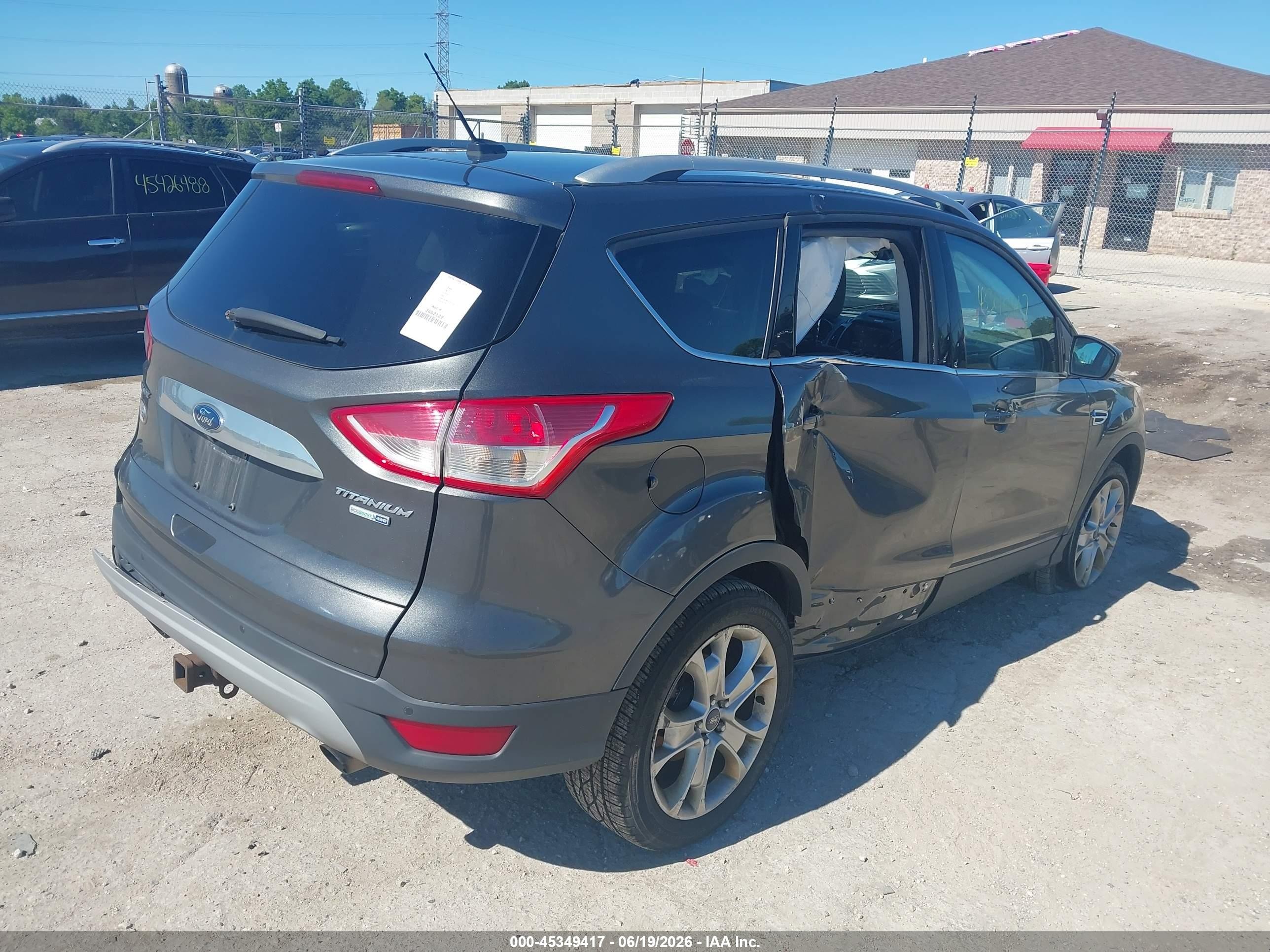 2015 Ford Escape Titanium Gray vin: 1FMCU9J96FUC57518