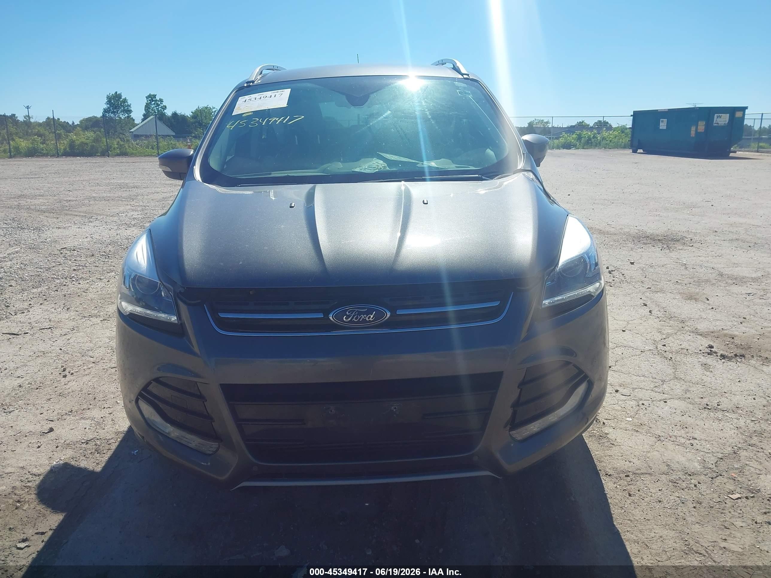 2015 Ford Escape Titanium Gray vin: 1FMCU9J96FUC57518